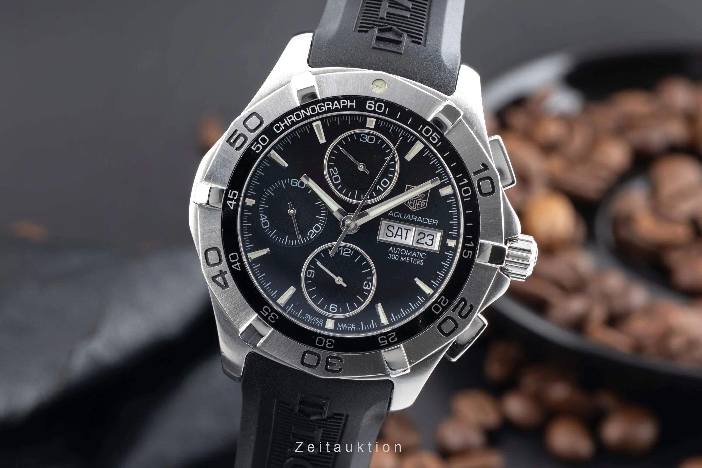 Tag Heuer Aquaracer chronograph steel automatic men's watch CAF2010  [2507146] - Image 2