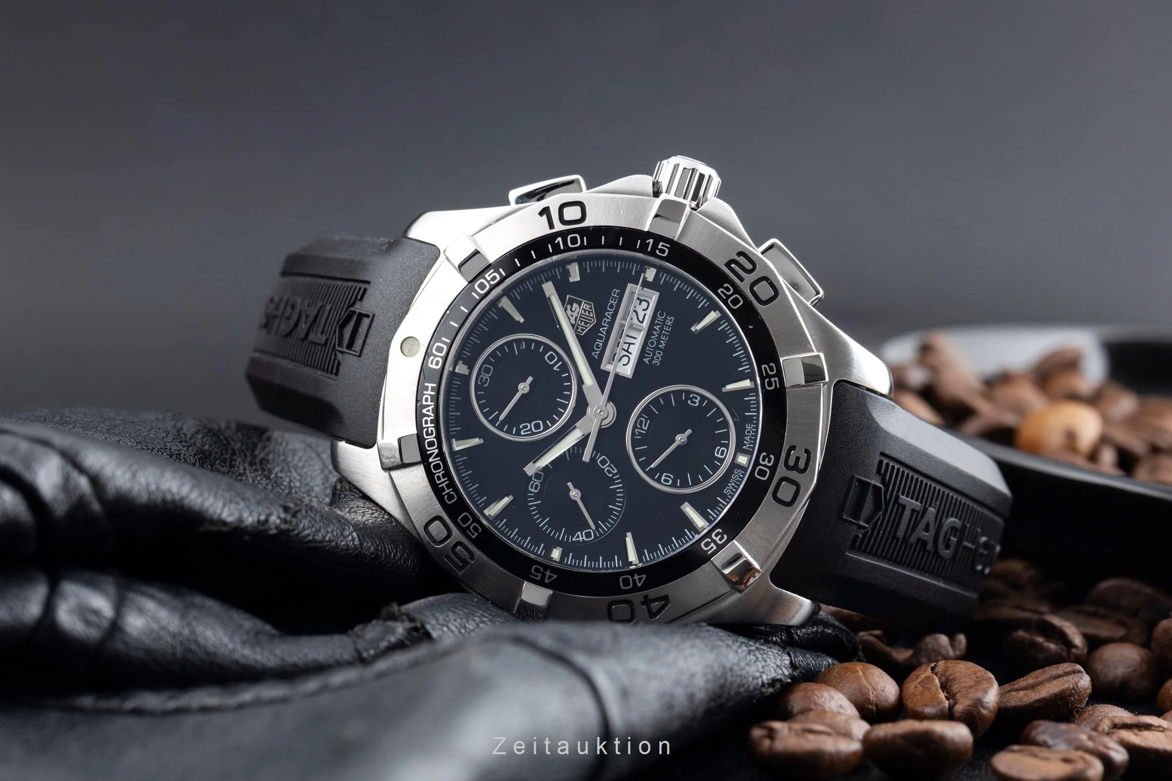 Tag Heuer Aquaracer chronograph steel automatic men's watch CAF2010  [2507146] - Image 3