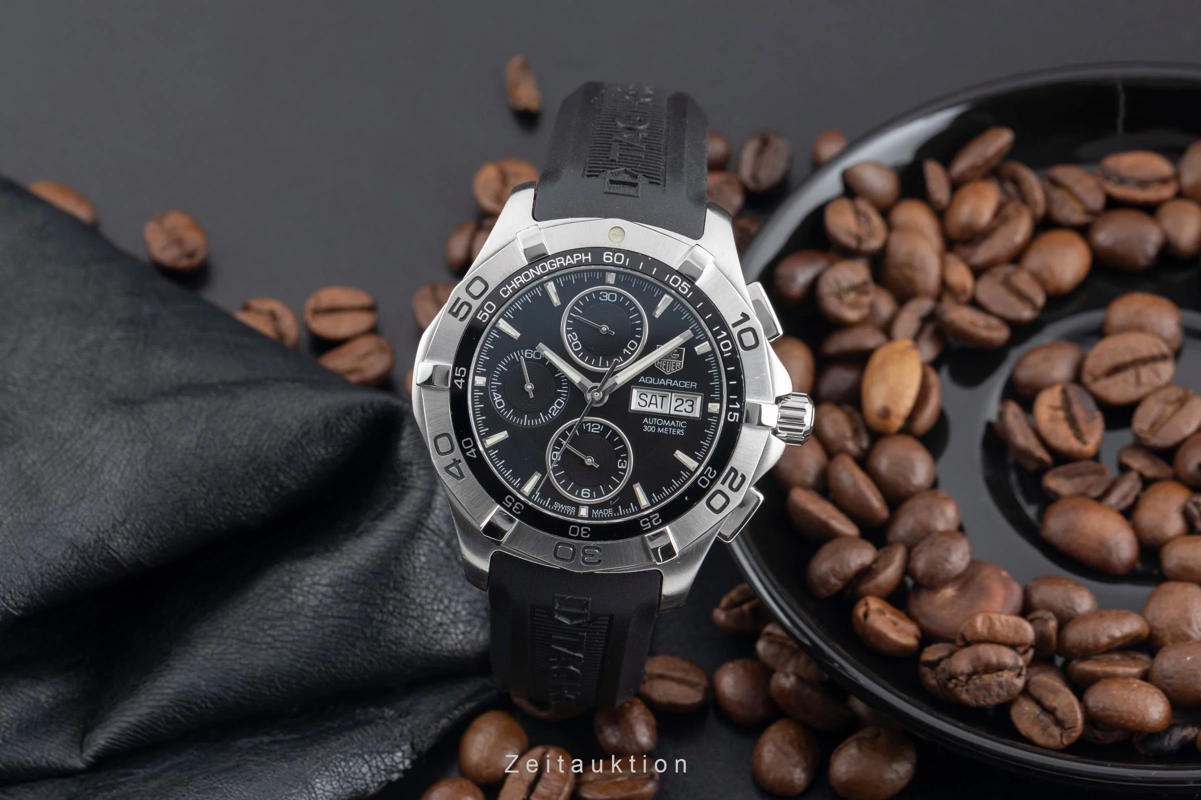 Tag Heuer Aquaracer chronograph steel automatic men's watch CAF2010  [2507146] - Image 4