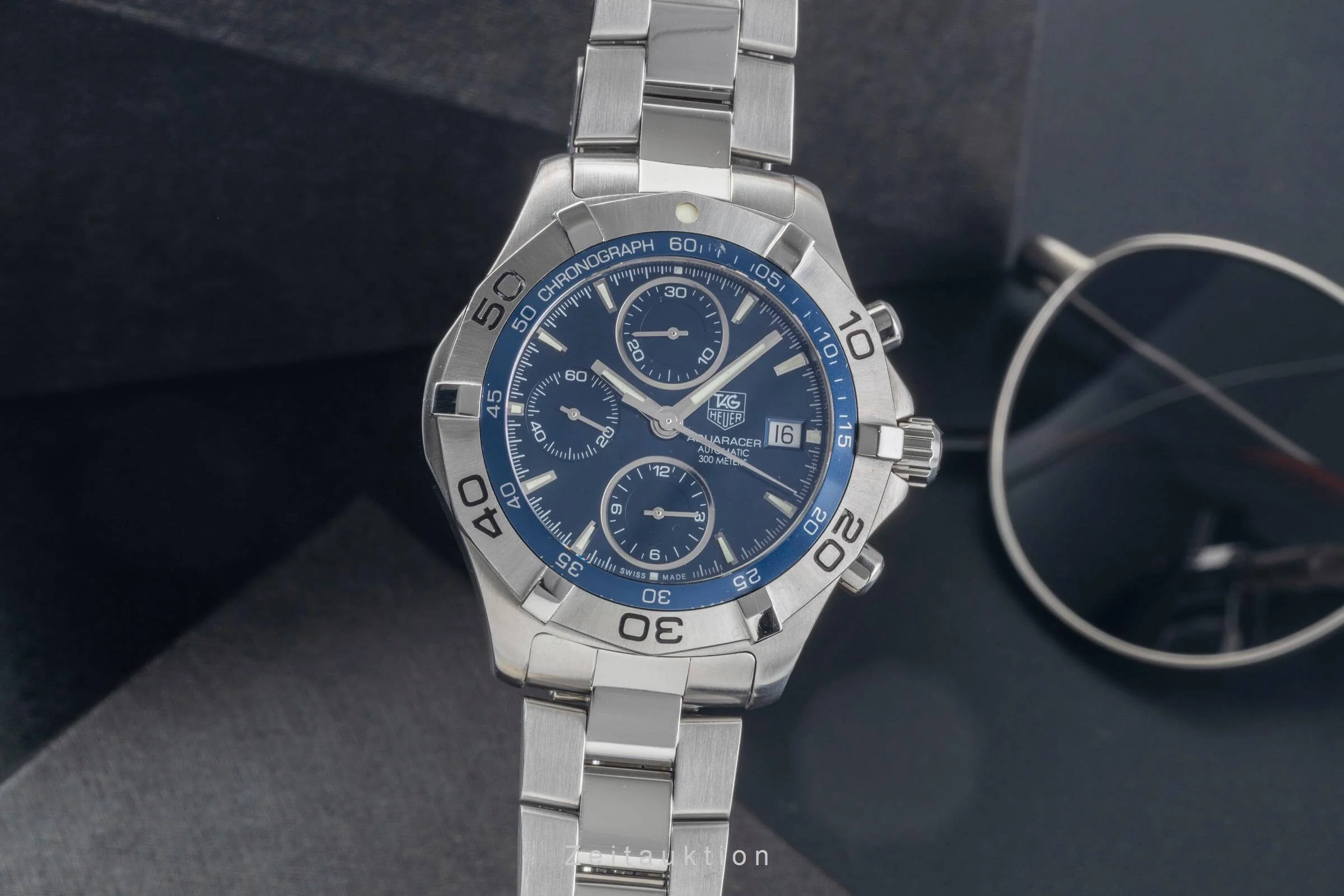 Tag Heuer Aquaracer chronograph steel automatic men's watch CAF2112  [2406350] - Image 2