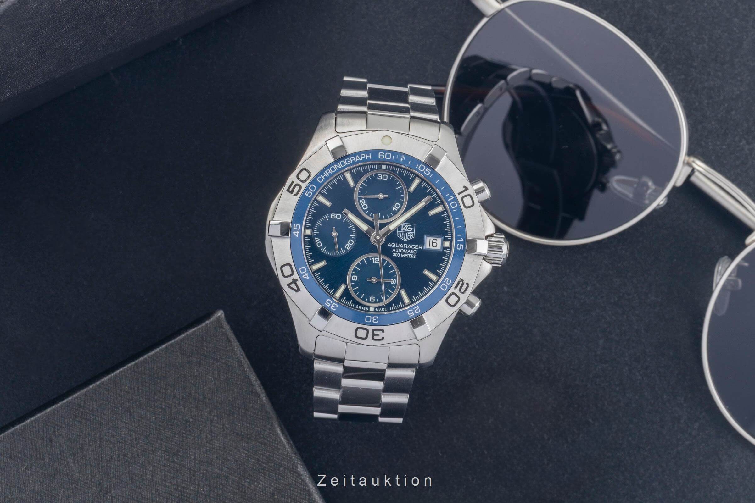 Tag Heuer Aquaracer chronograph steel automatic men's watch CAF2112  [2406350] - Image 4