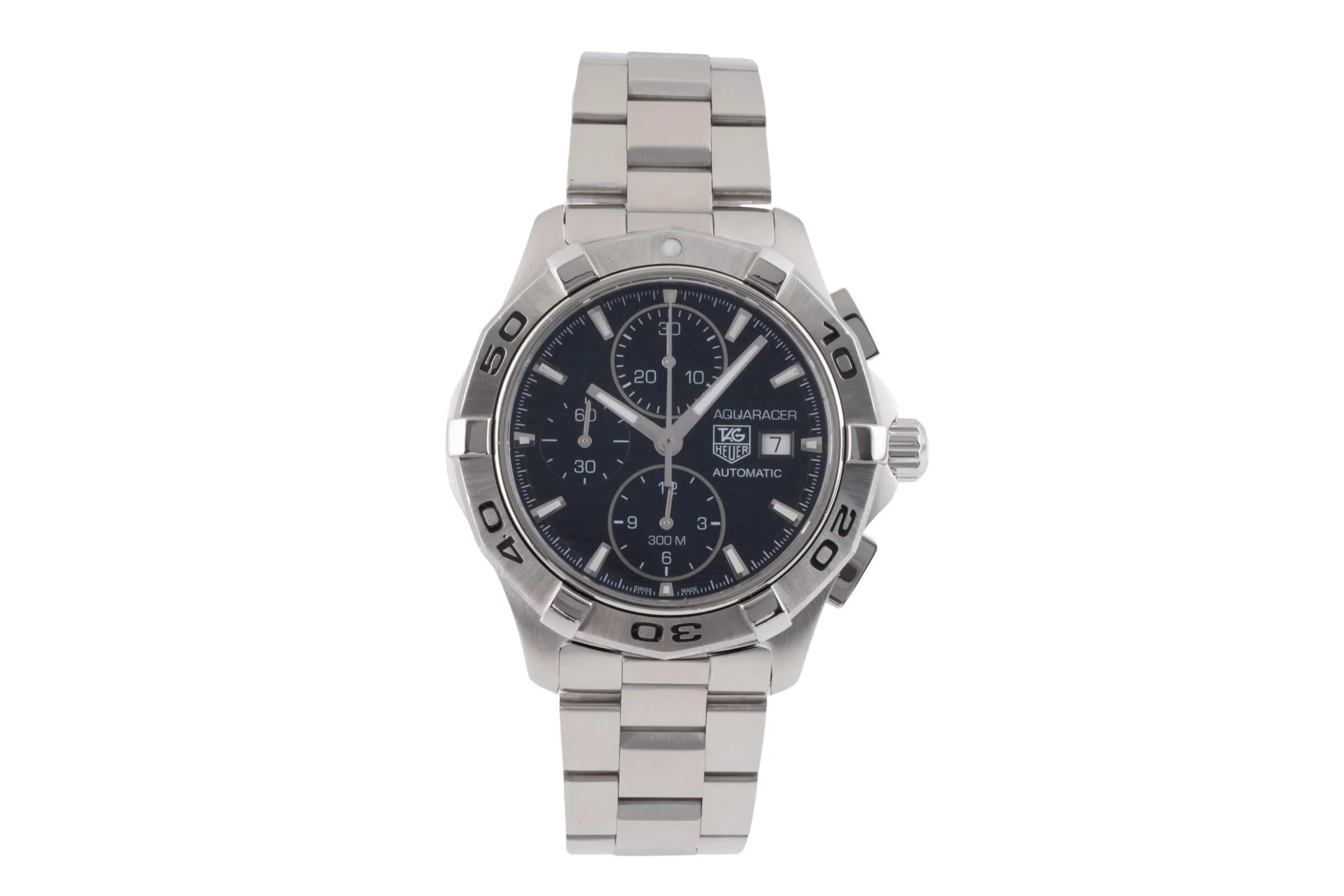 Tag Heuer Aquaracer chronograph steel automatic men's watch CAP2110  [2500437] - Image 5