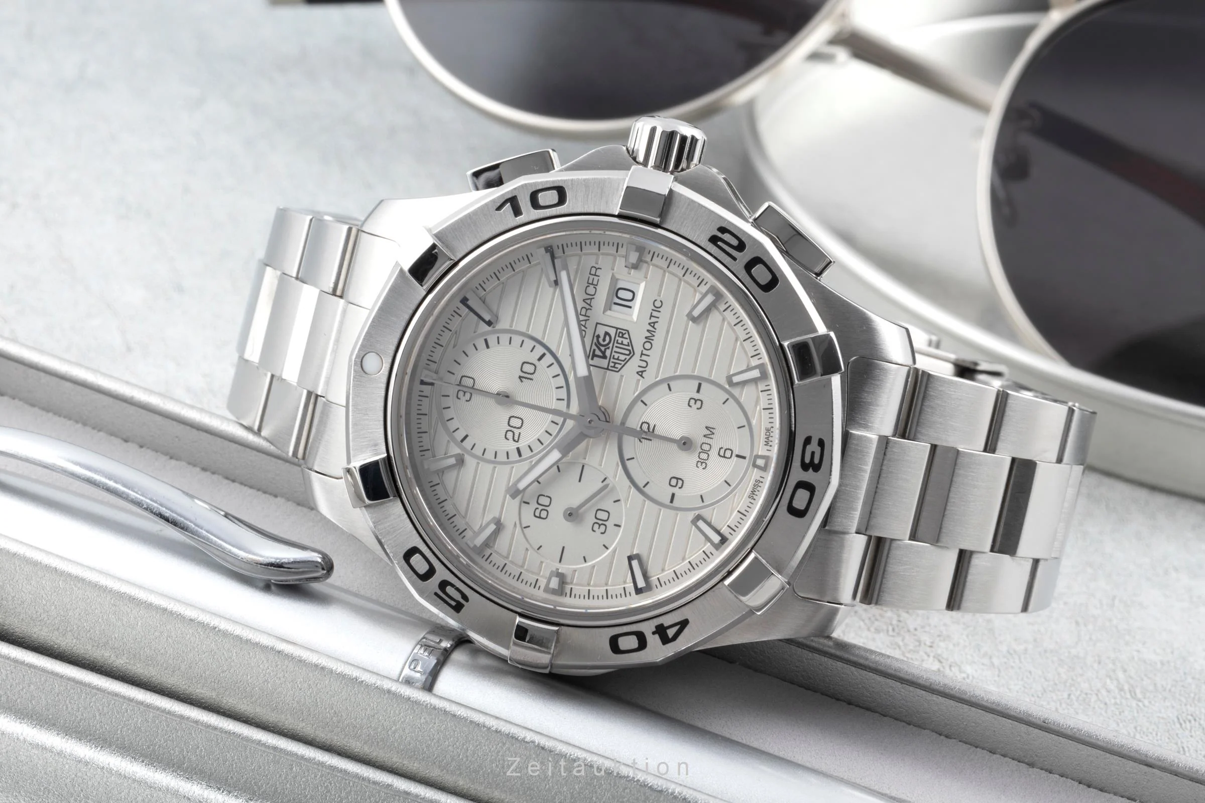Tag Heuer Aquaracer chronograph steel automatic men's watch CAP2111.BA0833  [2507194] - Image 3