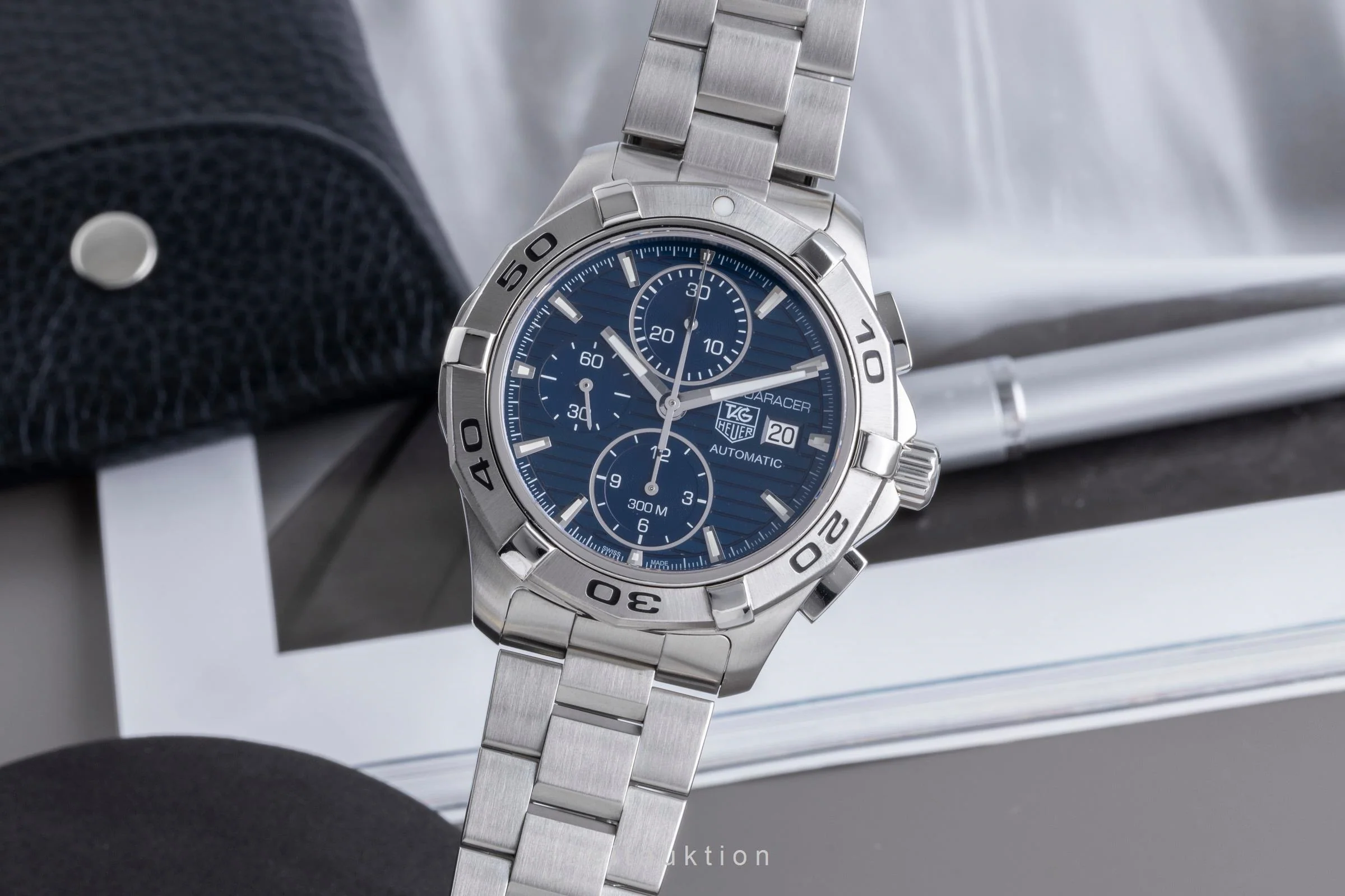 Tag Heuer Aquaracer chronograph steel automatic men's watch CAP2112.BA0833  [2507493] - Image 2