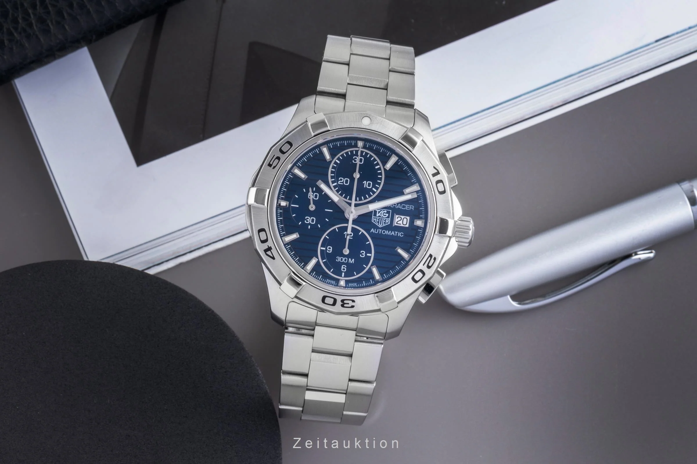 Tag Heuer Aquaracer chronograph steel automatic men's watch CAP2112.BA0833  [2507493] - Image 4