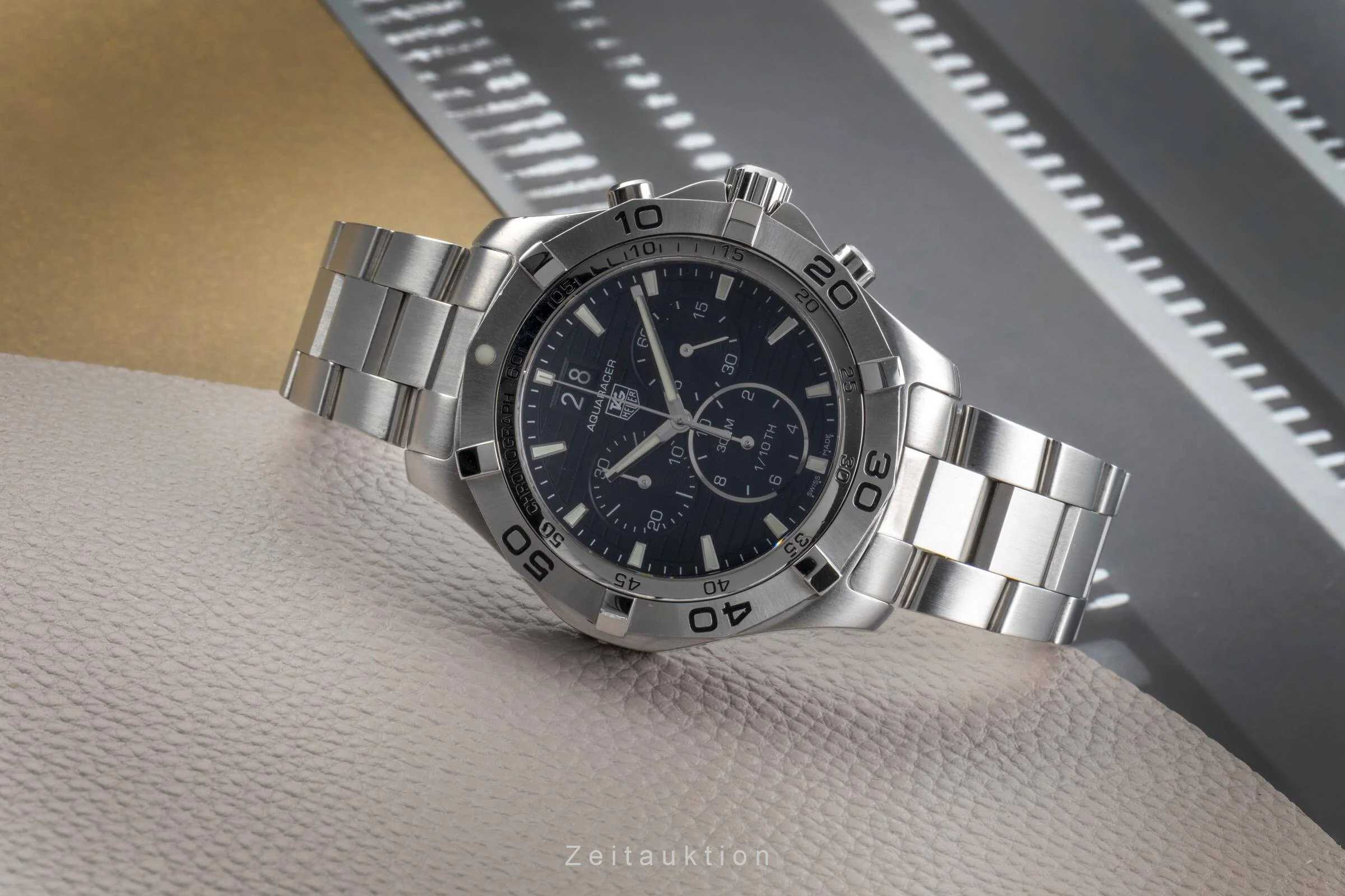 Tag Heuer Aquaracer chronograph steel quartz men's watch CAF101E  [2501449] - Image 3