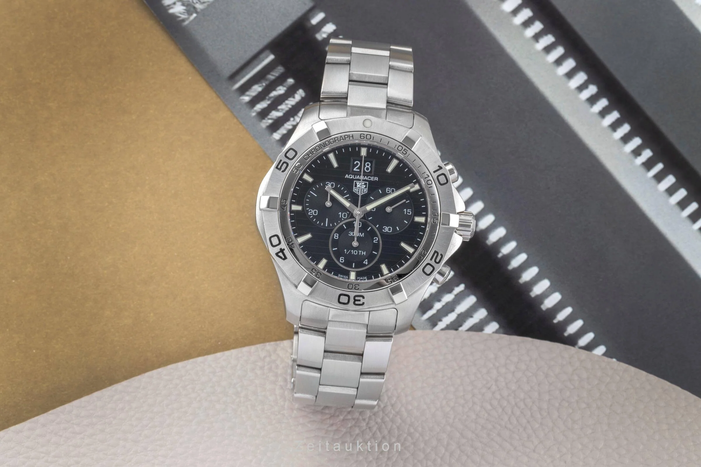 Tag Heuer Aquaracer chronograph steel quartz men's watch CAF101E  [2501449] - Image 4