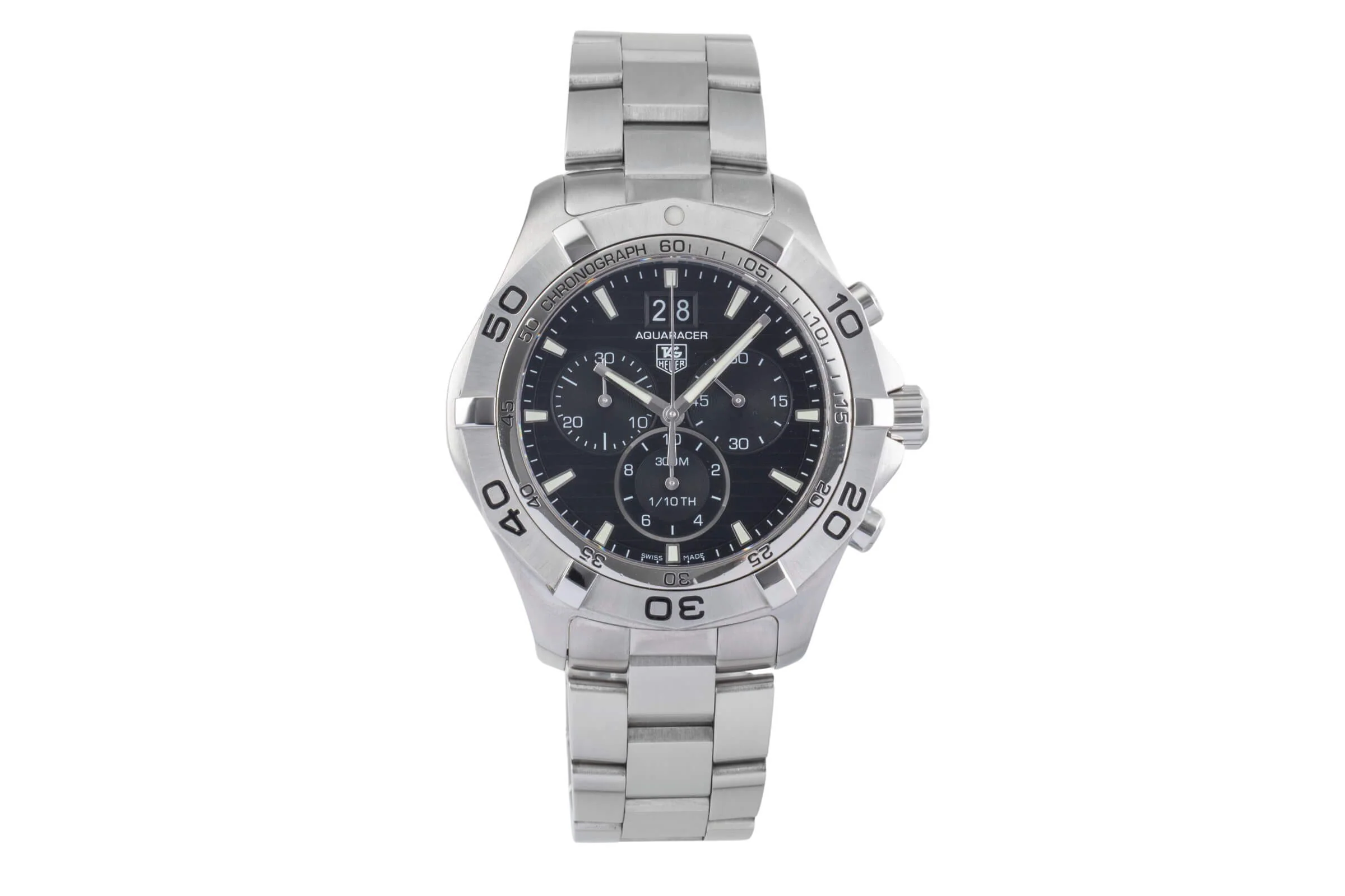 Tag Heuer Aquaracer chronograph steel quartz men's watch CAF101E  [2501449] - Image 5