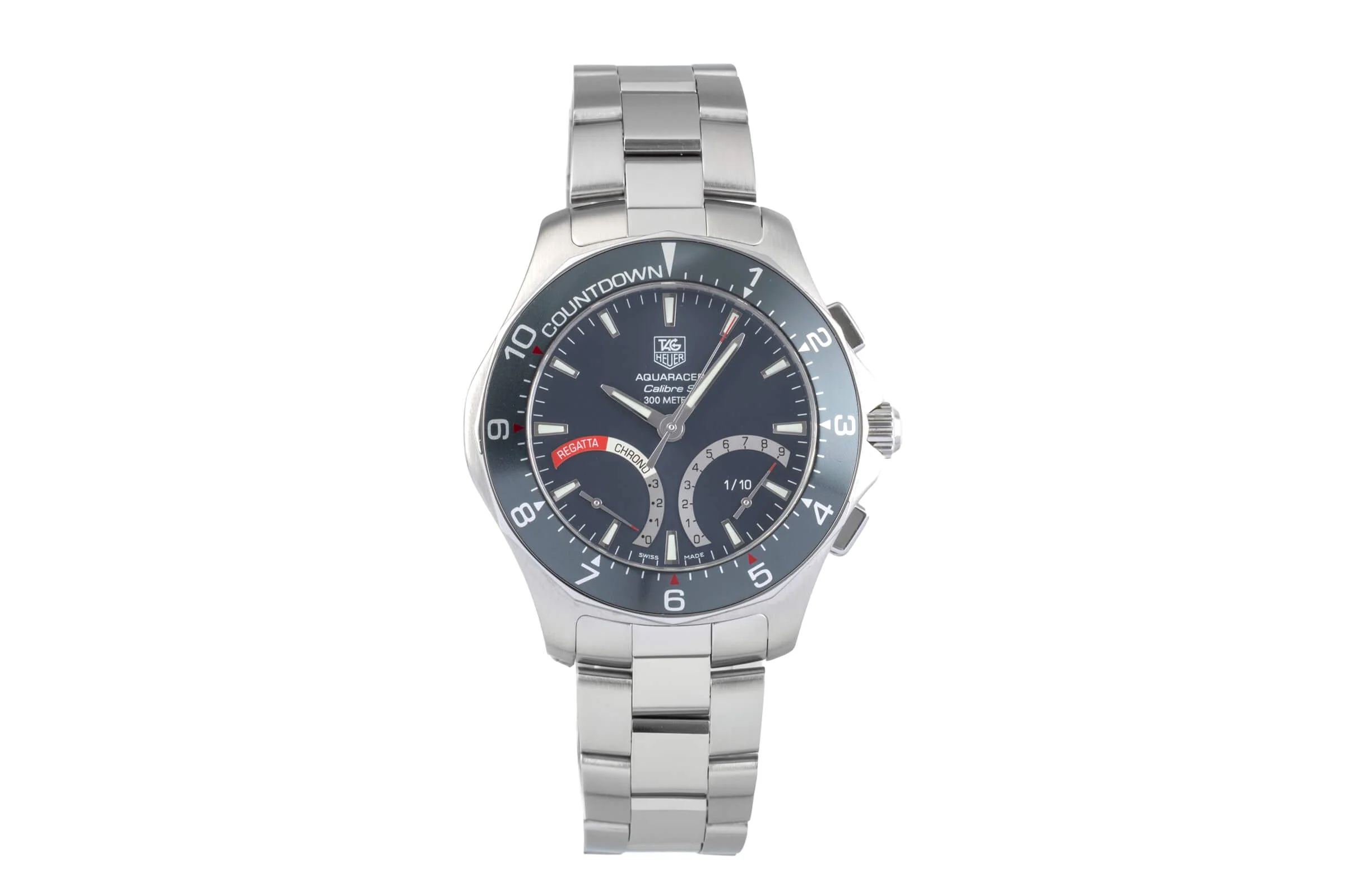 Tag Heuer Aquaracer chronograph steel quartz men's watch CAF7111.BA0803  [2406181] - Image 4