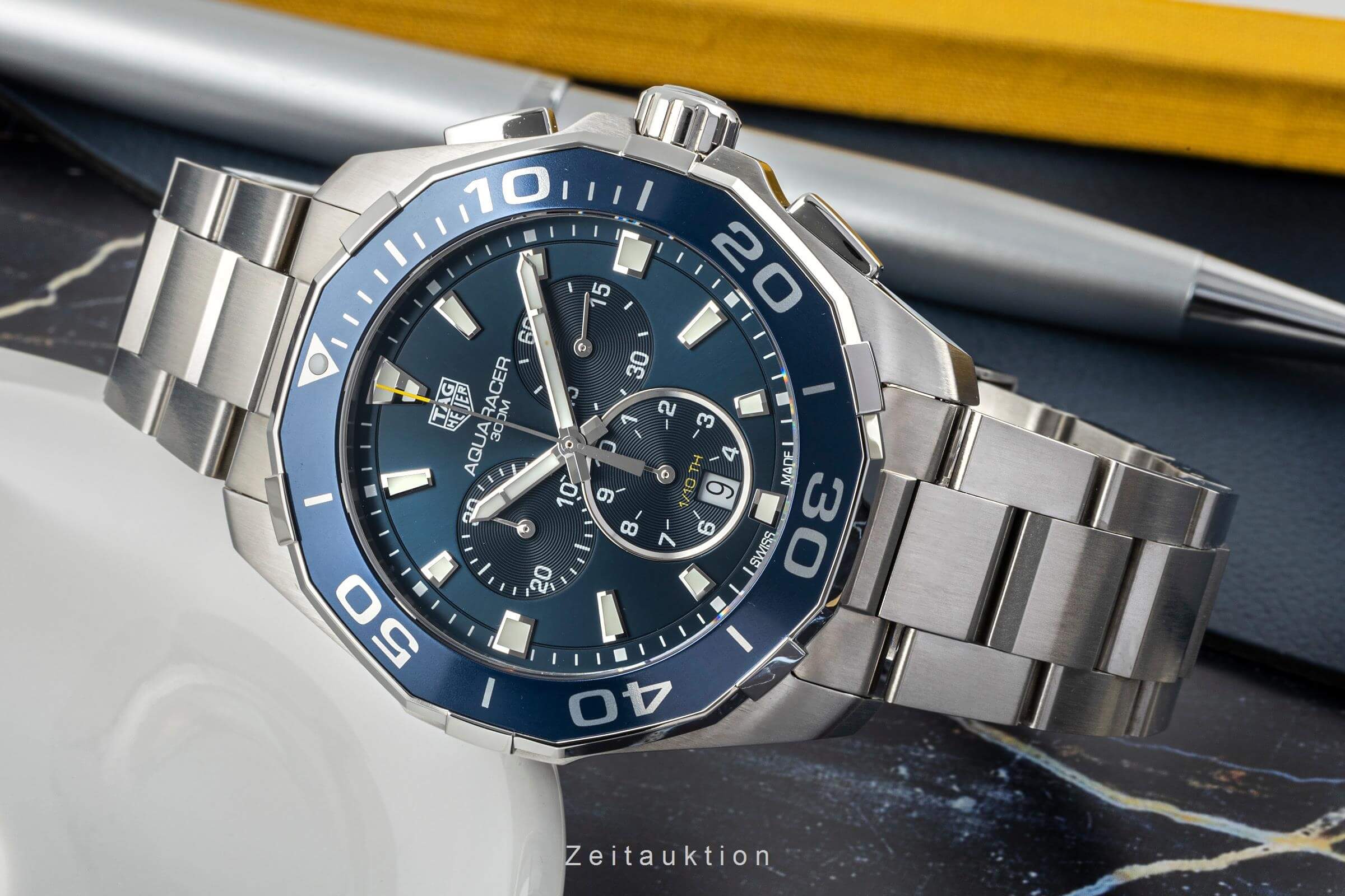 Tag Heuer Aquaracer chronograph steel quartz men's watch CAY111B.BA0927  [2403477] - Image 2