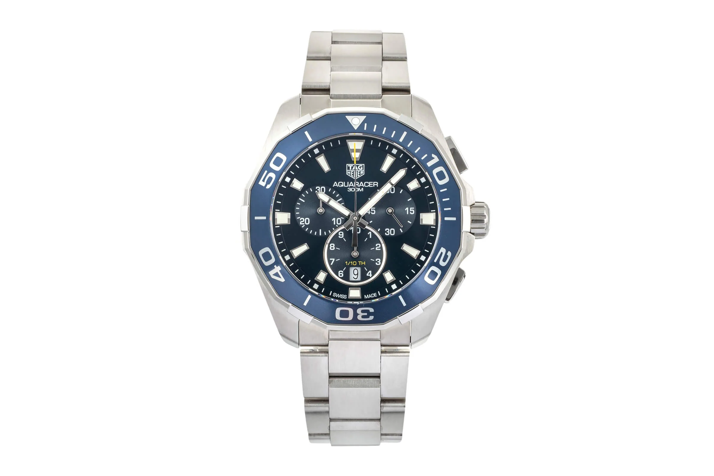 Tag Heuer Aquaracer chronograph steel quartz men's watch CAY111B.BA0927  [2403477] - Image 4