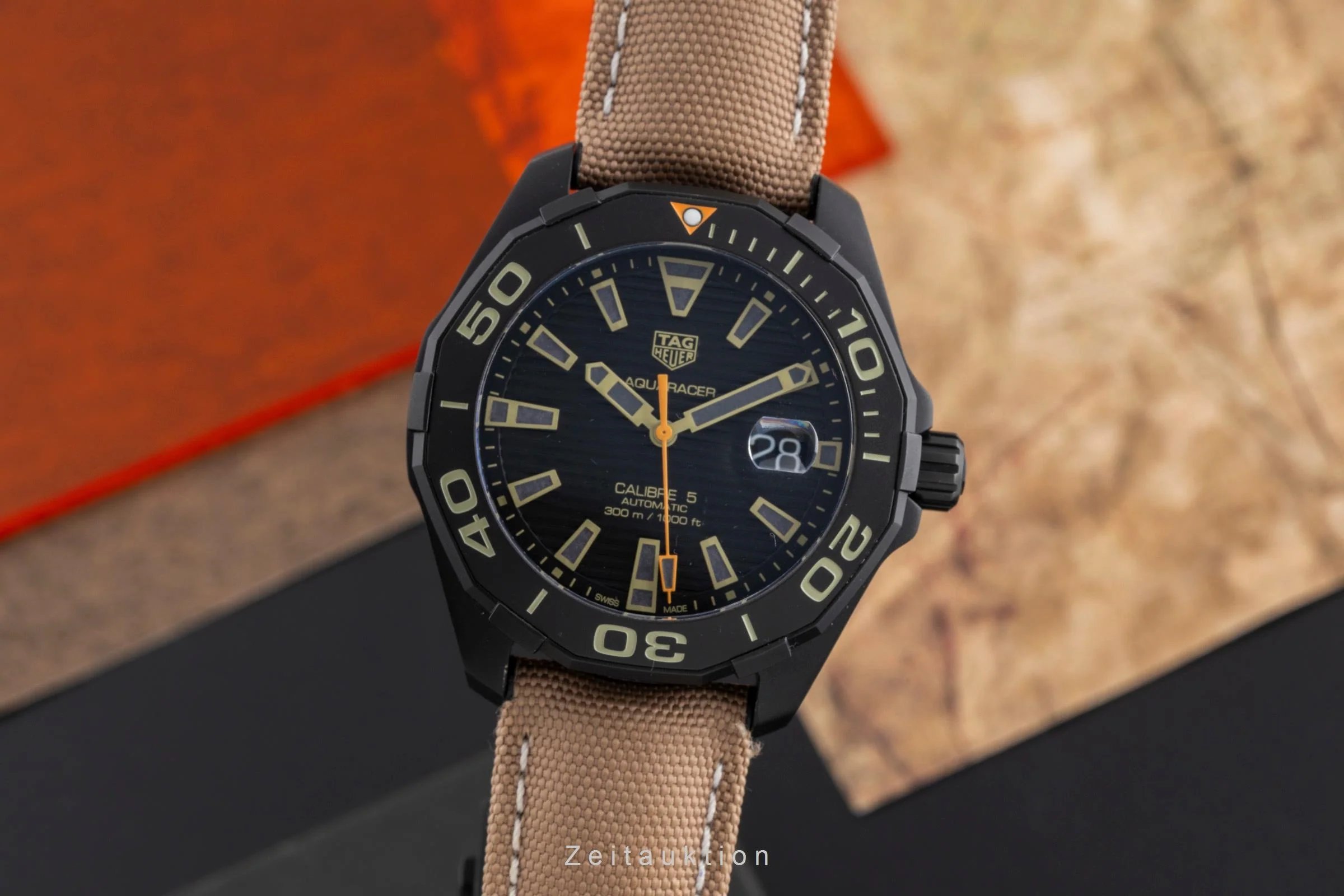 Tag Heuer Aquaracer chronograph titanium automatic men's watch WAY208C.FC6383 LP: 3000EUR  [2502670] - Image 2