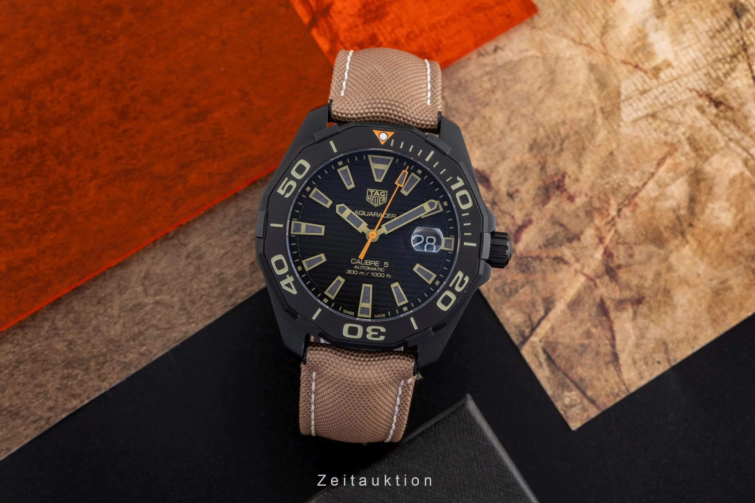 Tag Heuer Aquaracer chronograph titanium automatic men's watch WAY208C.FC6383 LP: 3000EUR  [2502670] - Image 4