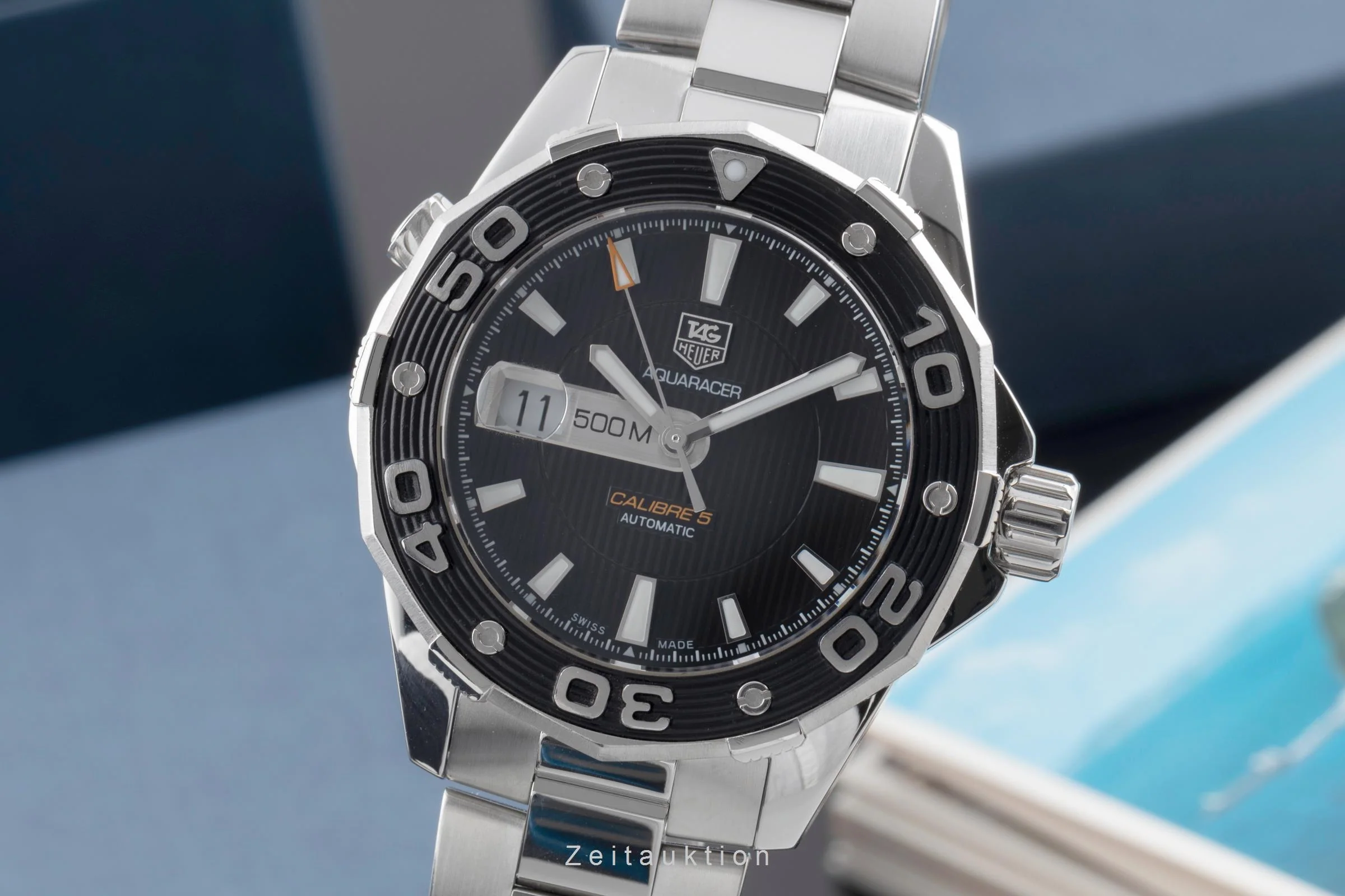 Tag Heuer Aquaracer steel automatic men's watch WAJ2114.BA0871  [2503175] - Image 2