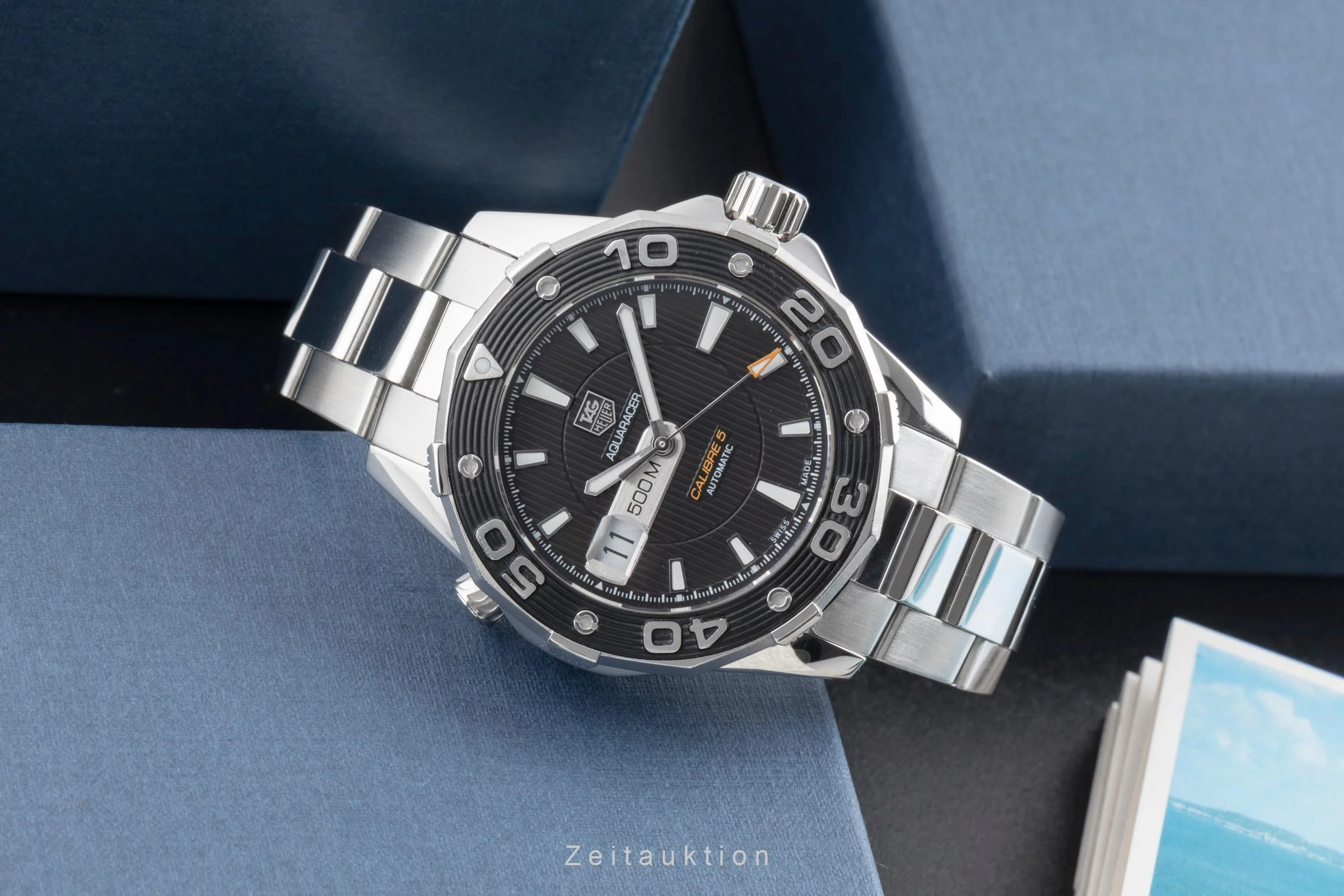 Tag Heuer Aquaracer steel automatic men's watch WAJ2114.BA0871  [2503175] - Image 3