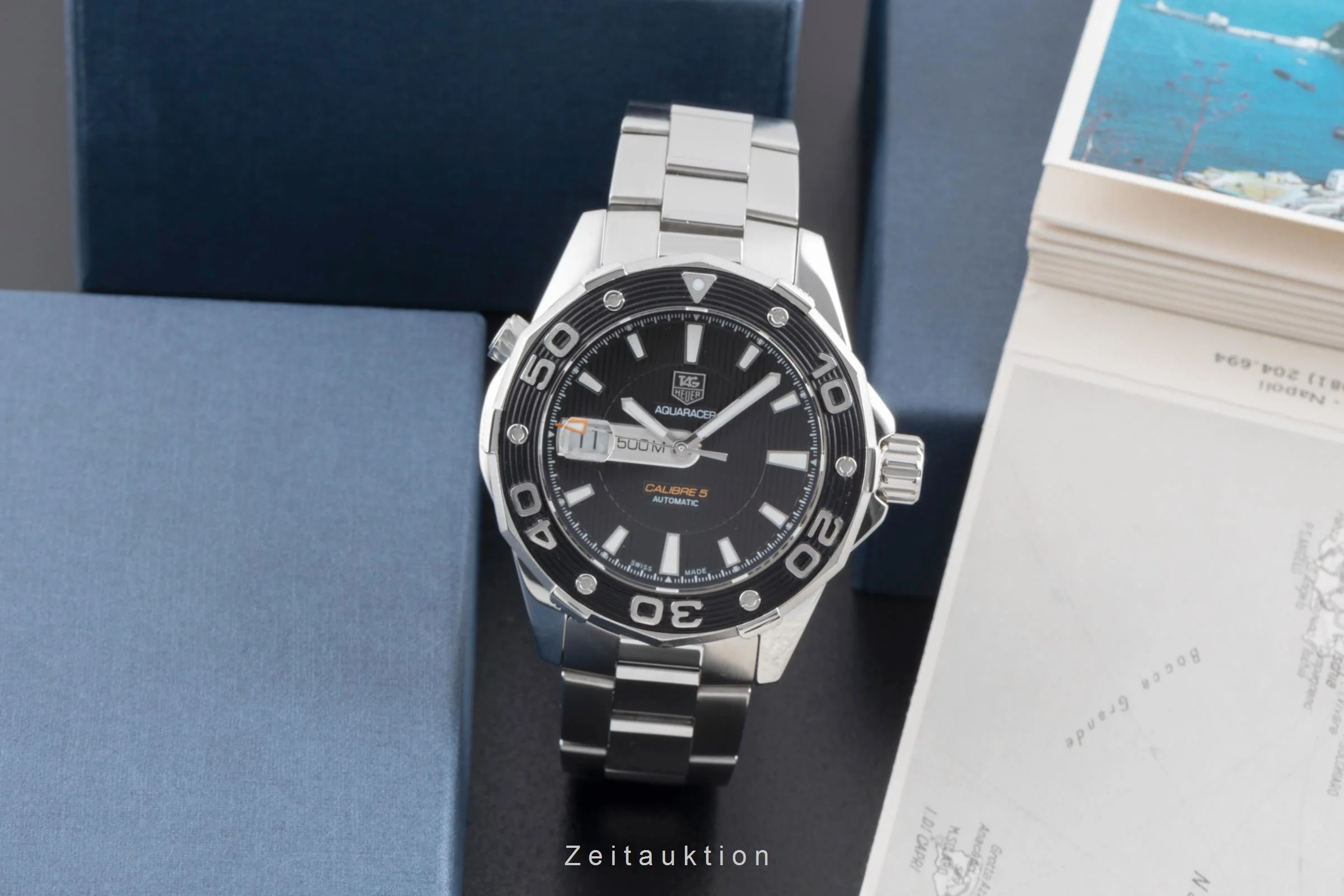 Tag Heuer Aquaracer steel automatic men's watch WAJ2114.BA0871  [2503175] - Image 4