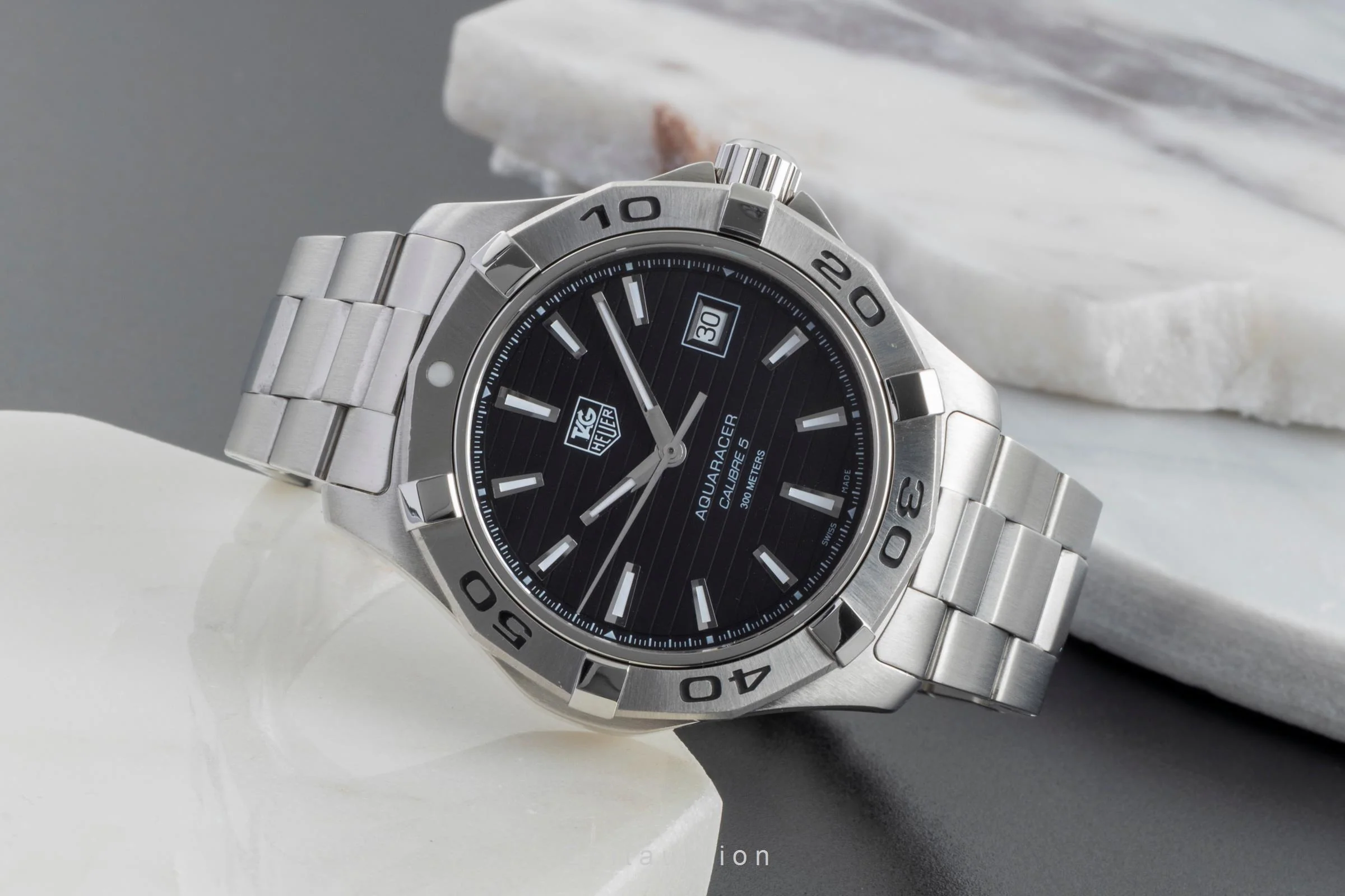 Tag Heuer Aquaracer steel automatic men's watch WAP2010  [2503622] - Image 3