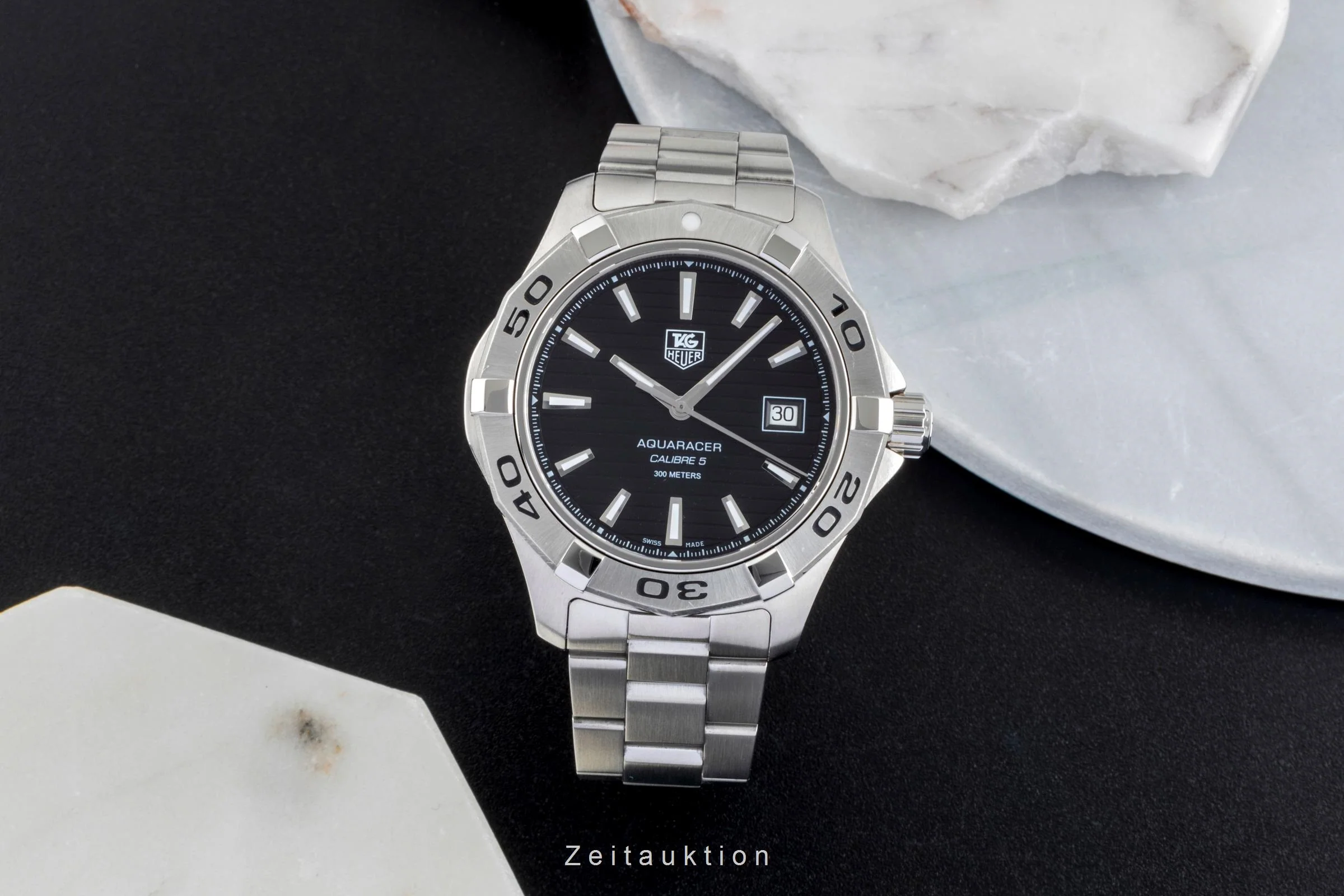 Tag Heuer Aquaracer steel automatic men's watch WAP2010  [2503622] - Image 4