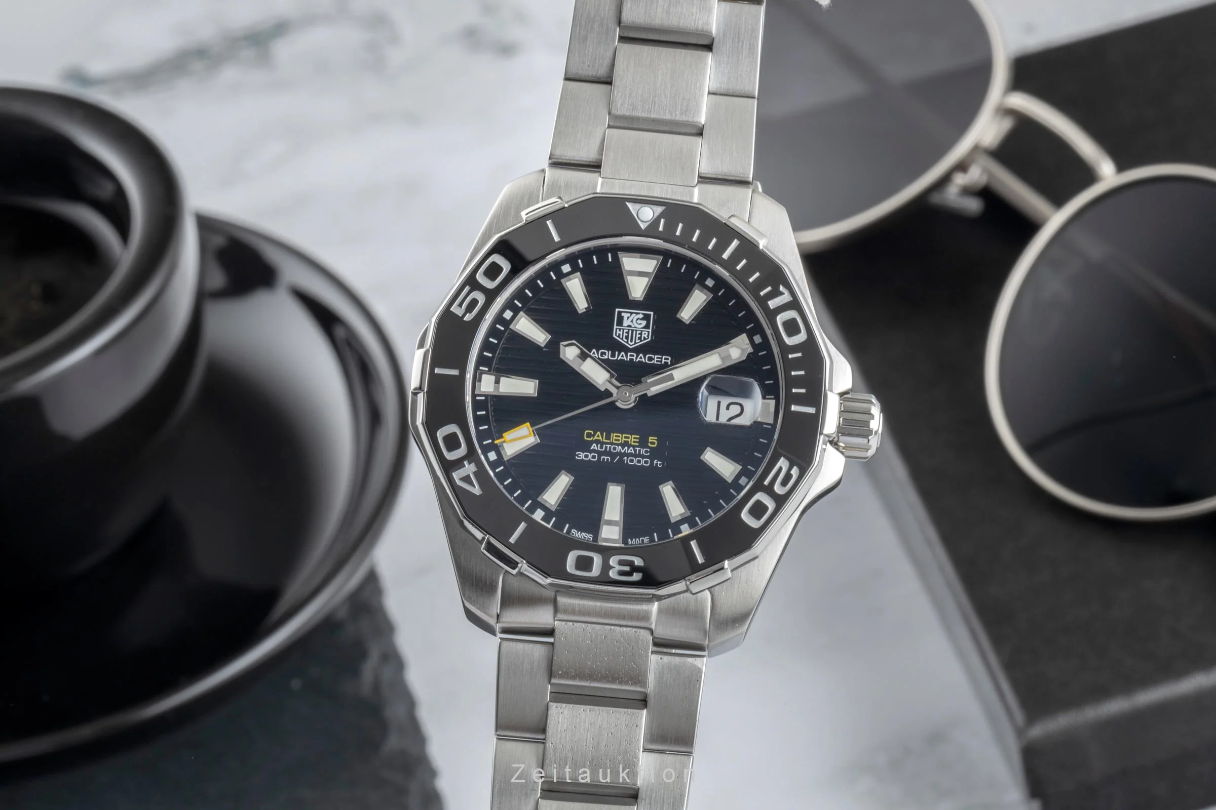 Tag Heuer Aquaracer steel automatic men's watch WAY211A-1  [2505343] - Image 2