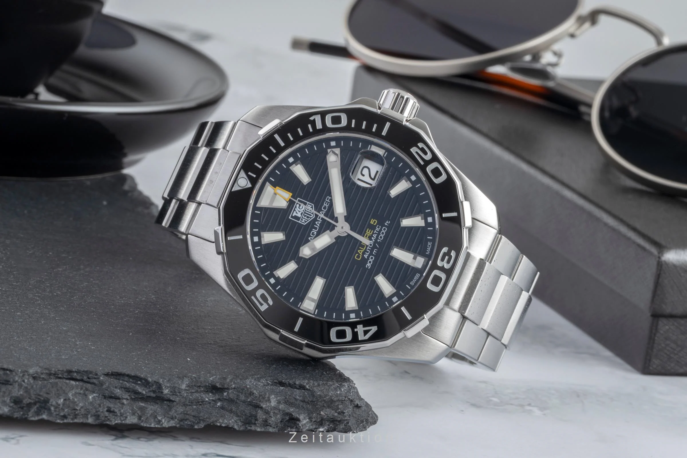 Tag Heuer Aquaracer steel automatic men's watch WAY211A-1  [2505343] - Image 3
