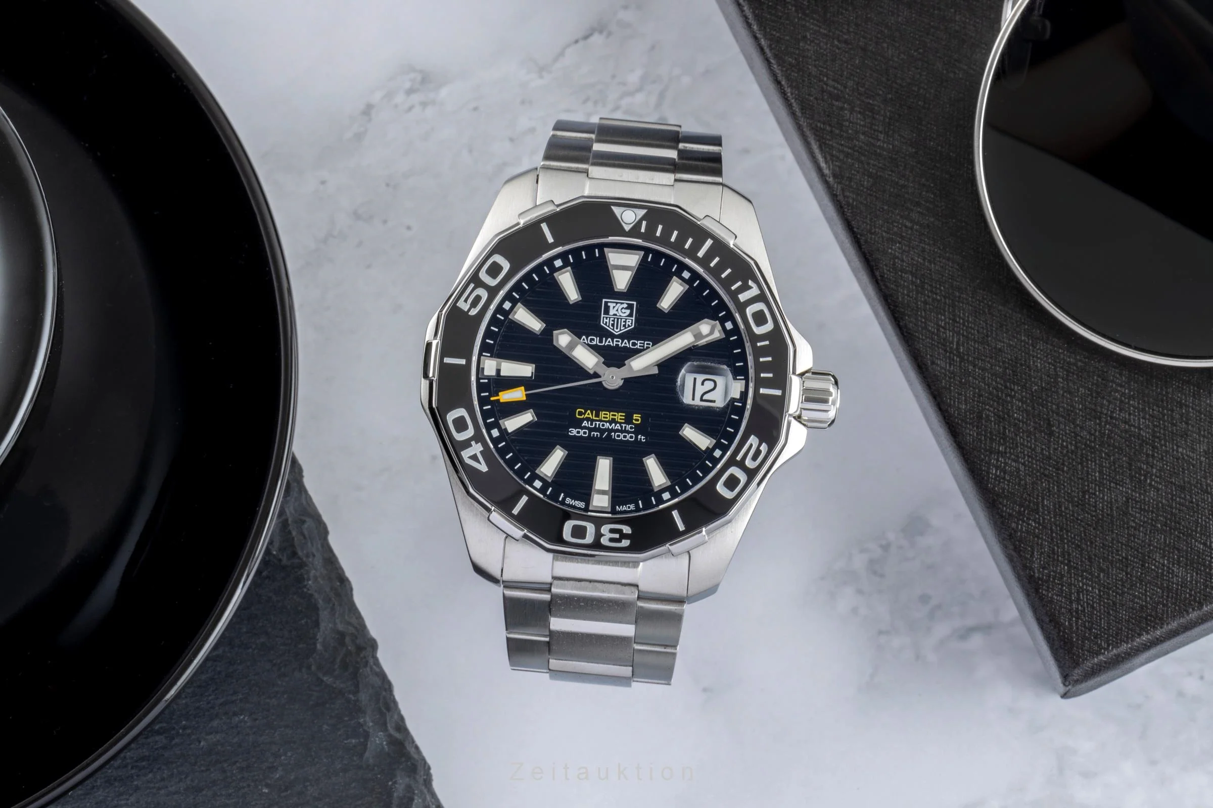 Tag Heuer Aquaracer steel automatic men's watch WAY211A-1  [2505343] - Image 4