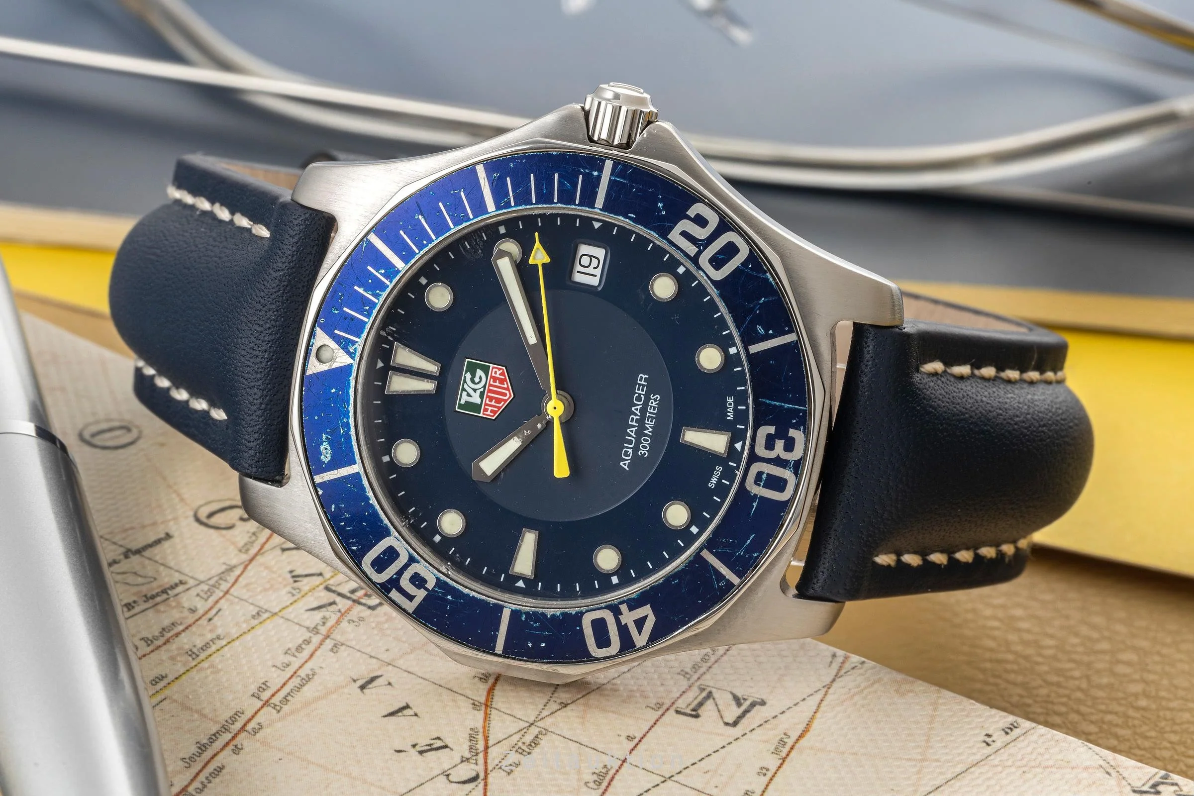 Tag Heuer Aquaracer steel quartz men's watch WAB1112  [2304337] - Image 3