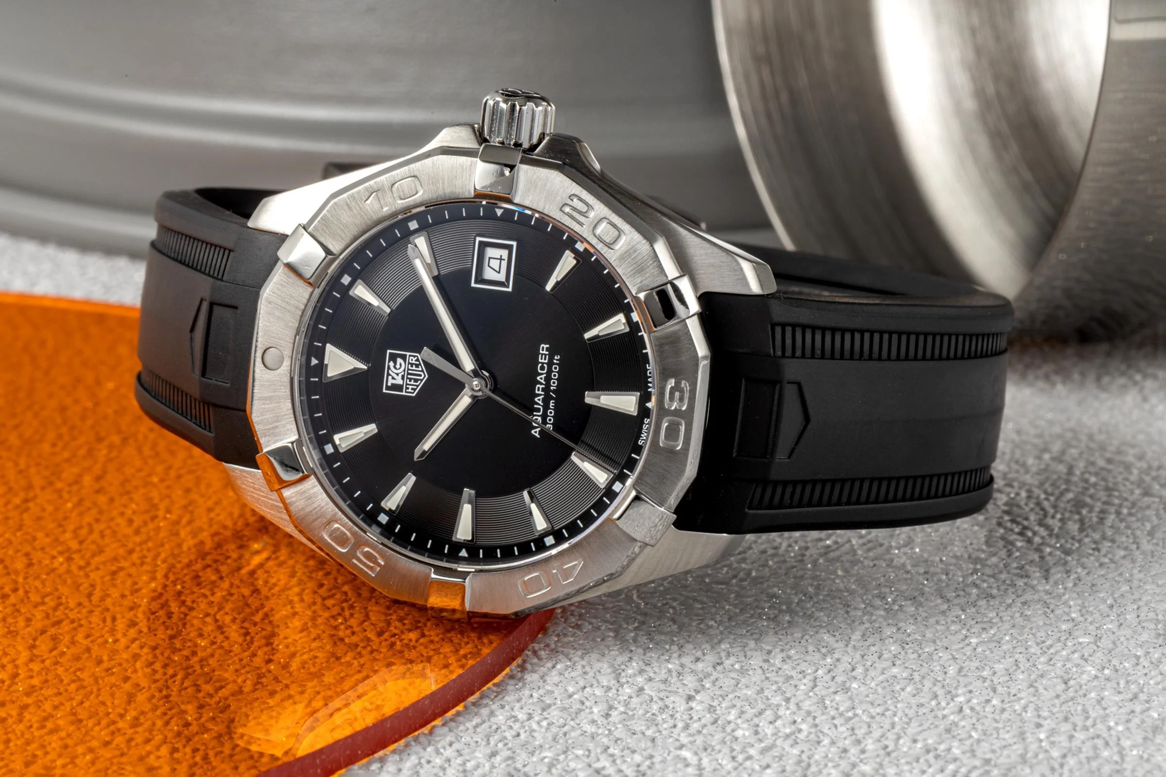 Tag Heuer Aquaracer steel quartz men's watch WAY1110.FT8021  [2300225] - Image 2