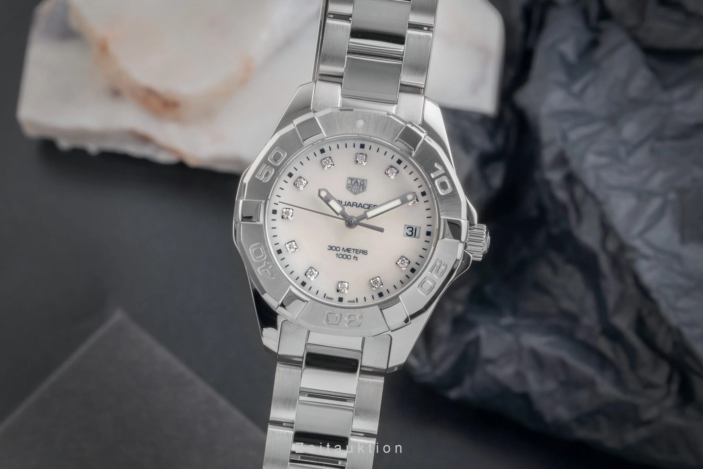 Tag Heuer Aquaracer steel quartz women's watch WBD131B.BA0748	  [2504224] - Image 2