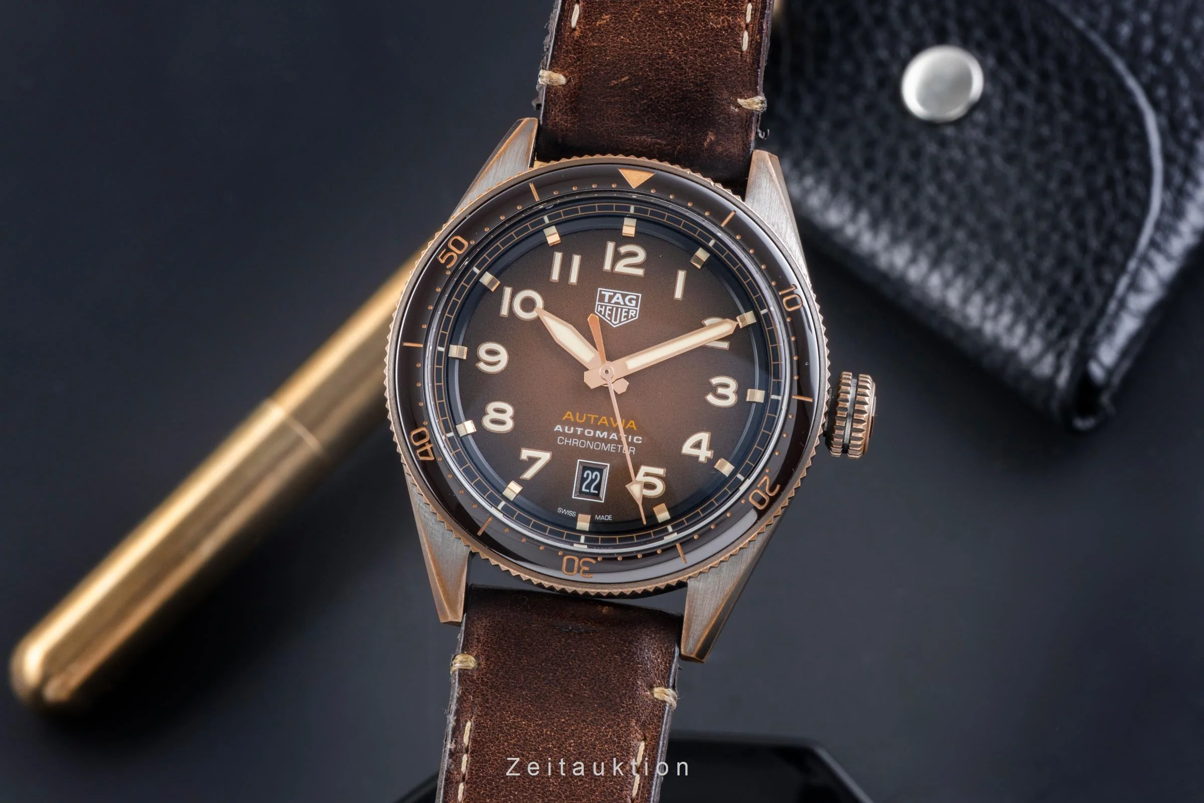Tag Heuer Autavia bronze automatic men's watch WBE5191.FC8276  [2506454] - Image 2