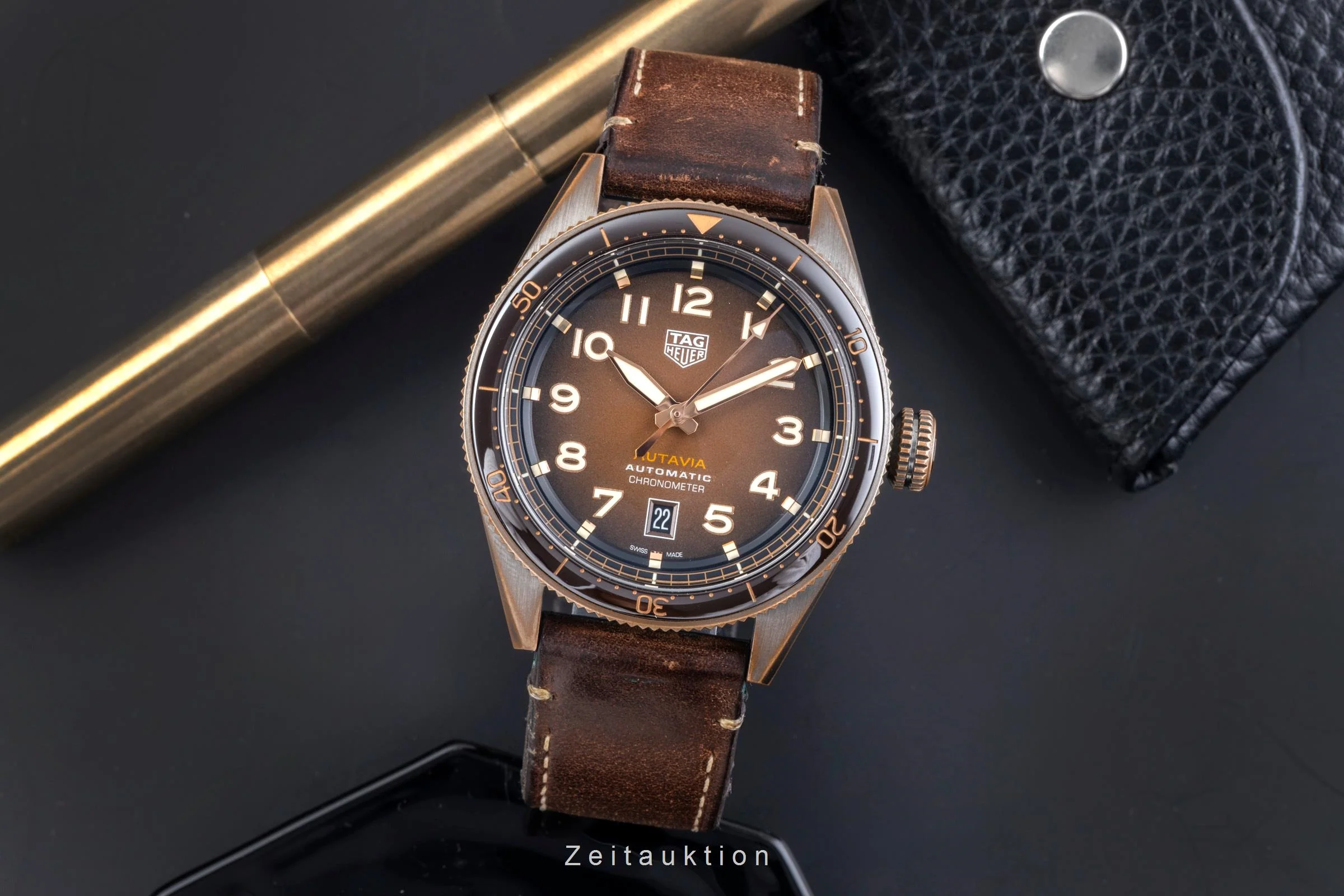 Tag Heuer Autavia bronze automatic men's watch WBE5191.FC8276  [2506454] - Image 4
