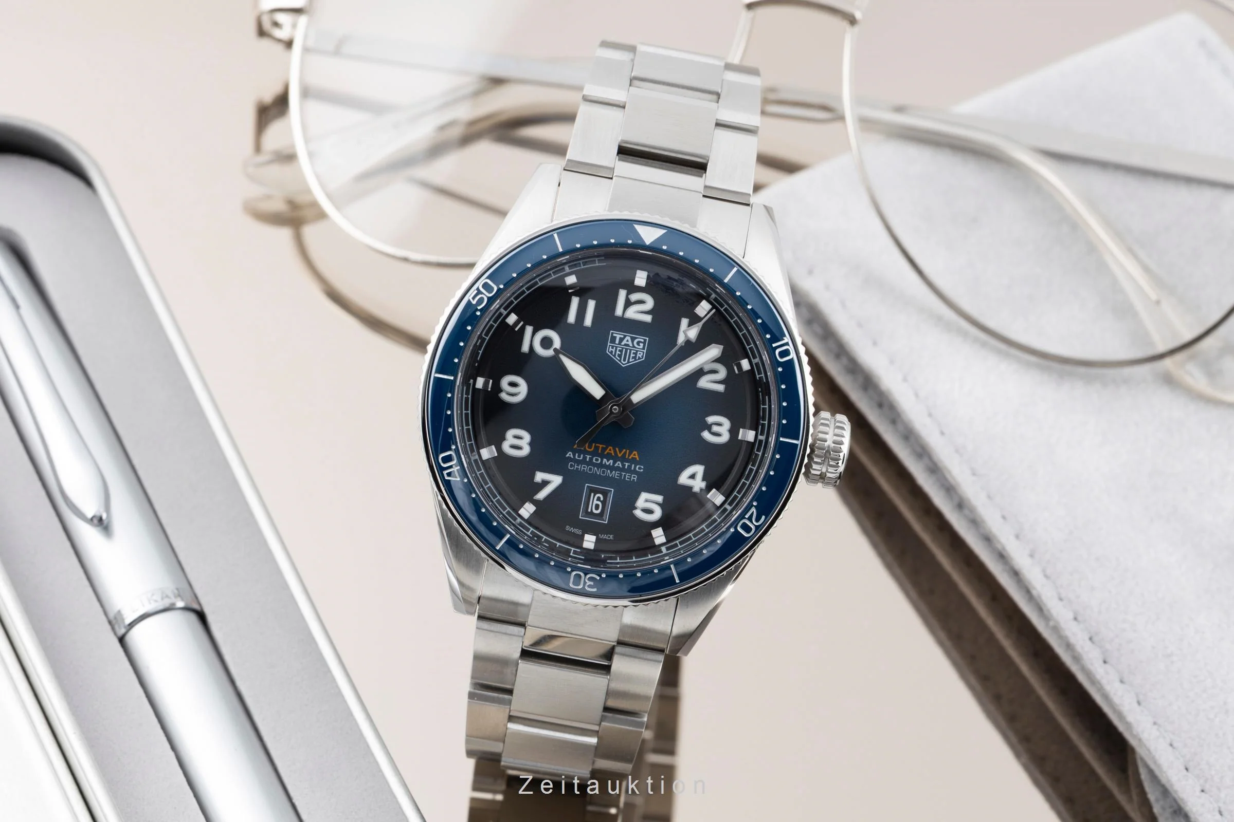 Tag Heuer Autavia steel automatic men's watch WEB5116  [2600877] - Image 4