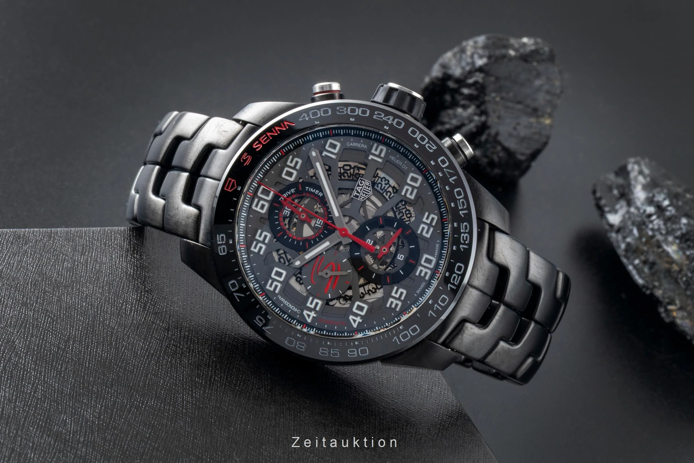 Tag Heuer Carrera chronograph ceramic / steel automatic men's watch CAR2A1L.BA688 LP: 6800EUR  [2600426] - Image 3