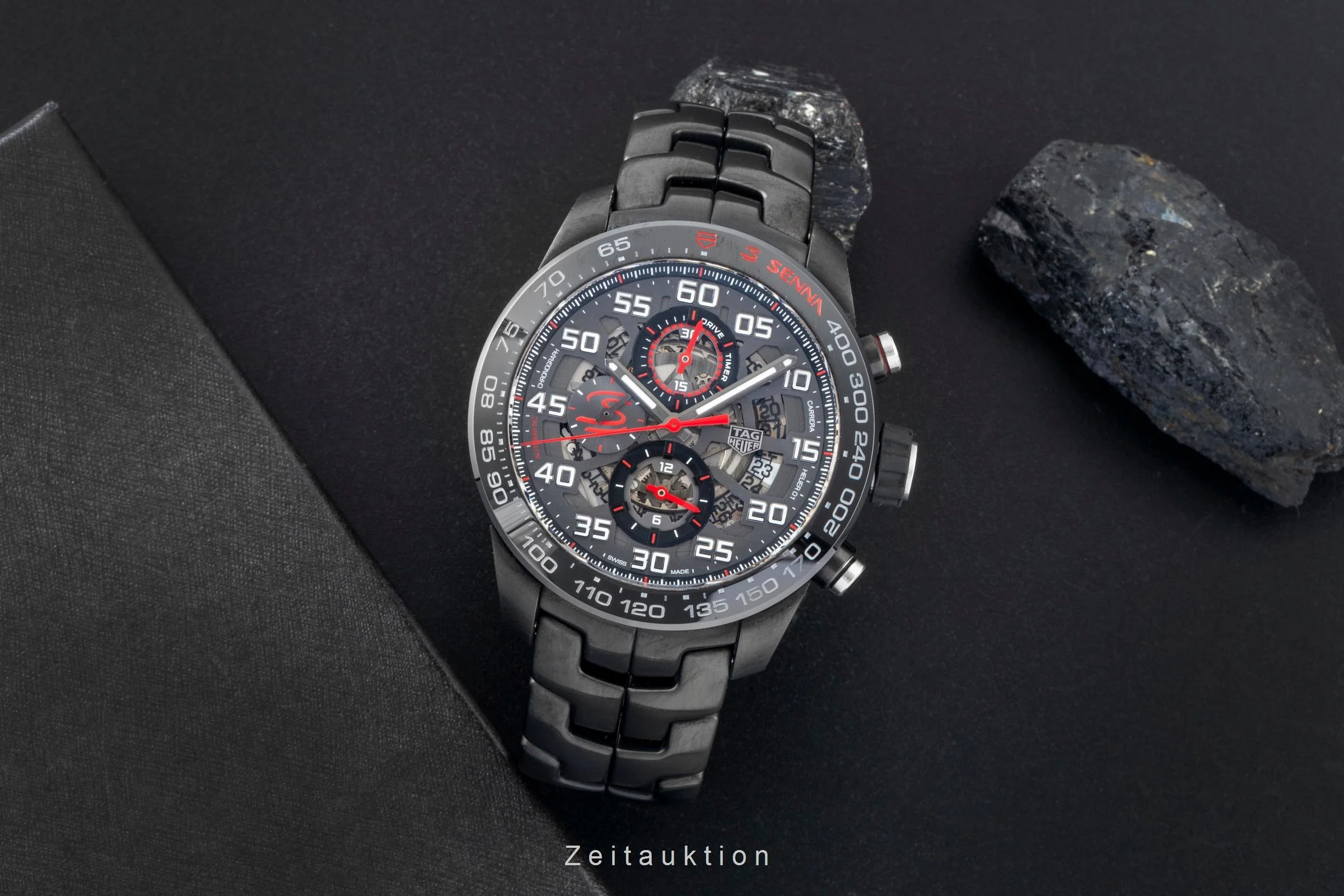Tag Heuer Carrera chronograph ceramic / steel automatic men's watch CAR2A1L.BA688 LP: 6800EUR  [2600426] - Image 4