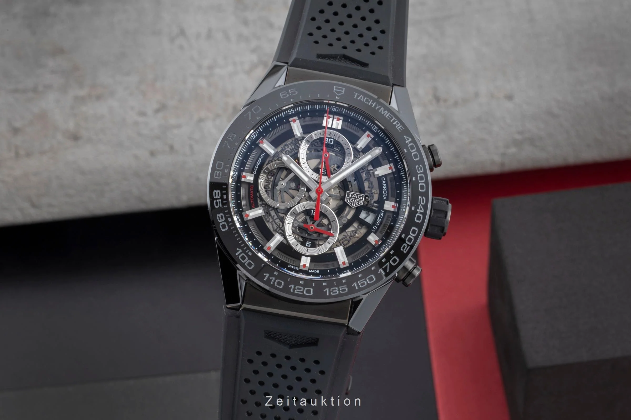 Tag Heuer Carrera chronograph ceramic / steel automatic men's watch CAR2A90.FT6071	  [2506764] - Image 2