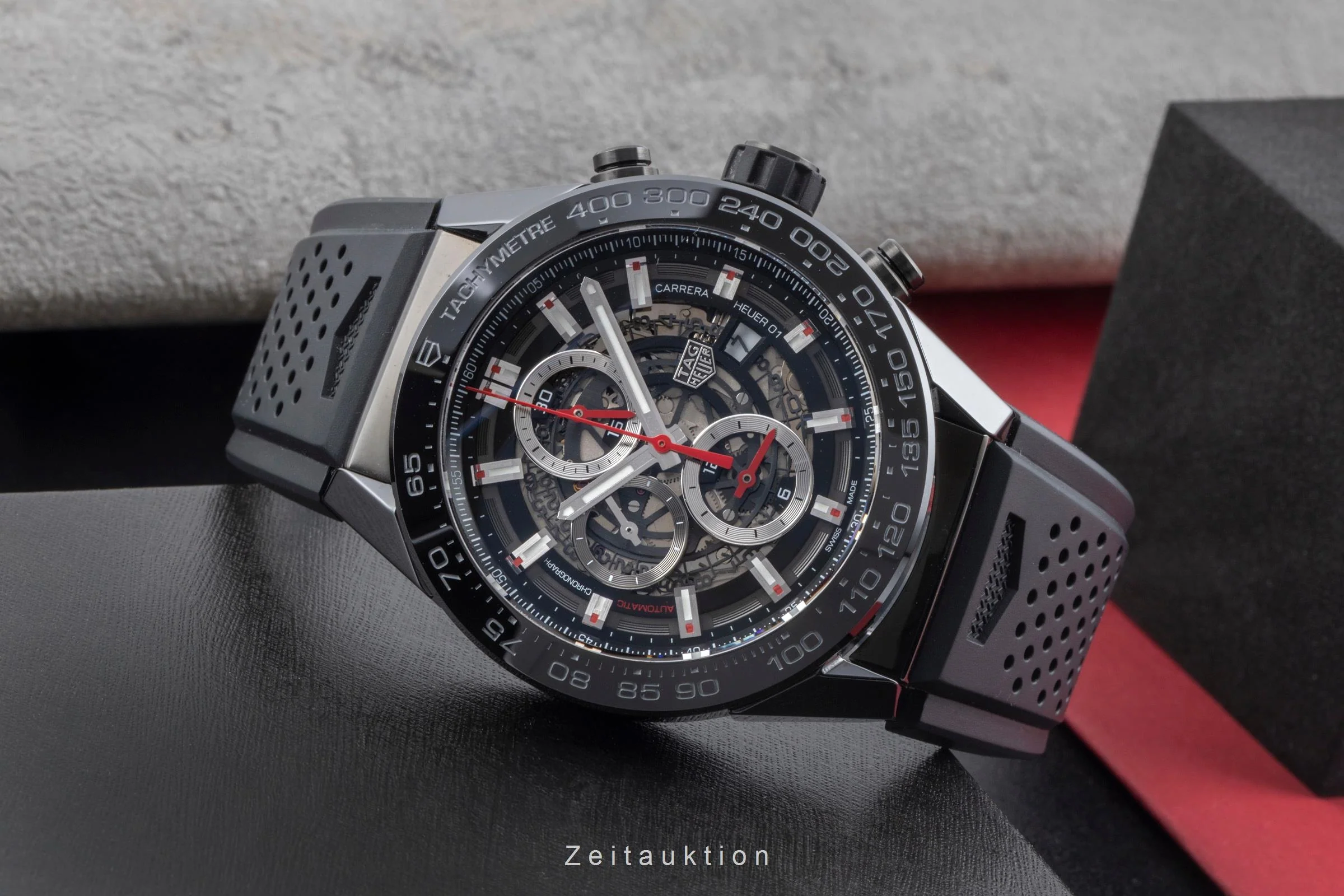Tag Heuer Carrera chronograph ceramic / steel automatic men's watch CAR2A90.FT6071	  [2506764] - Image 3