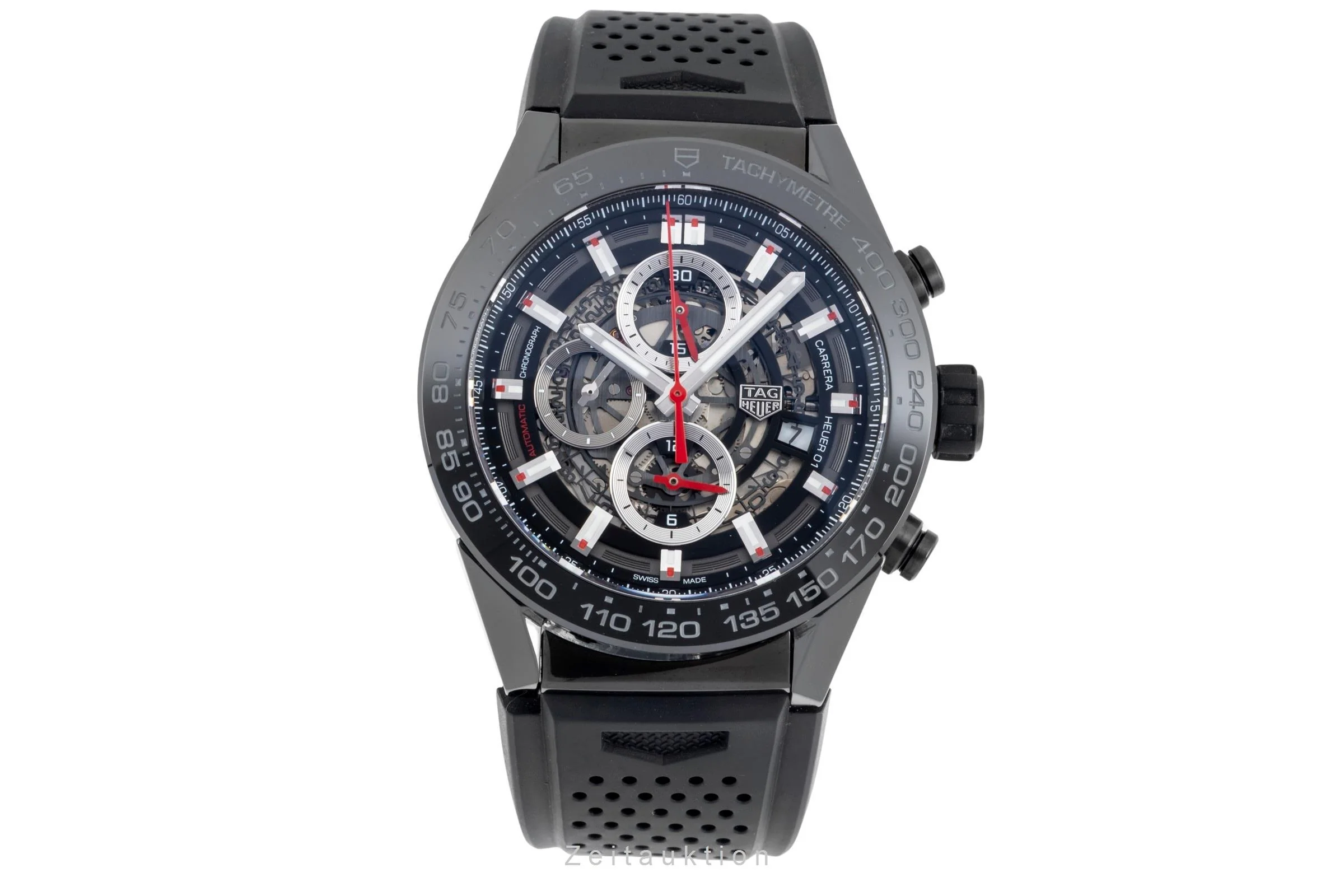 Tag Heuer Carrera chronograph ceramic / steel automatic men's watch CAR2A90.FT6071	  [2506764] - Image 5