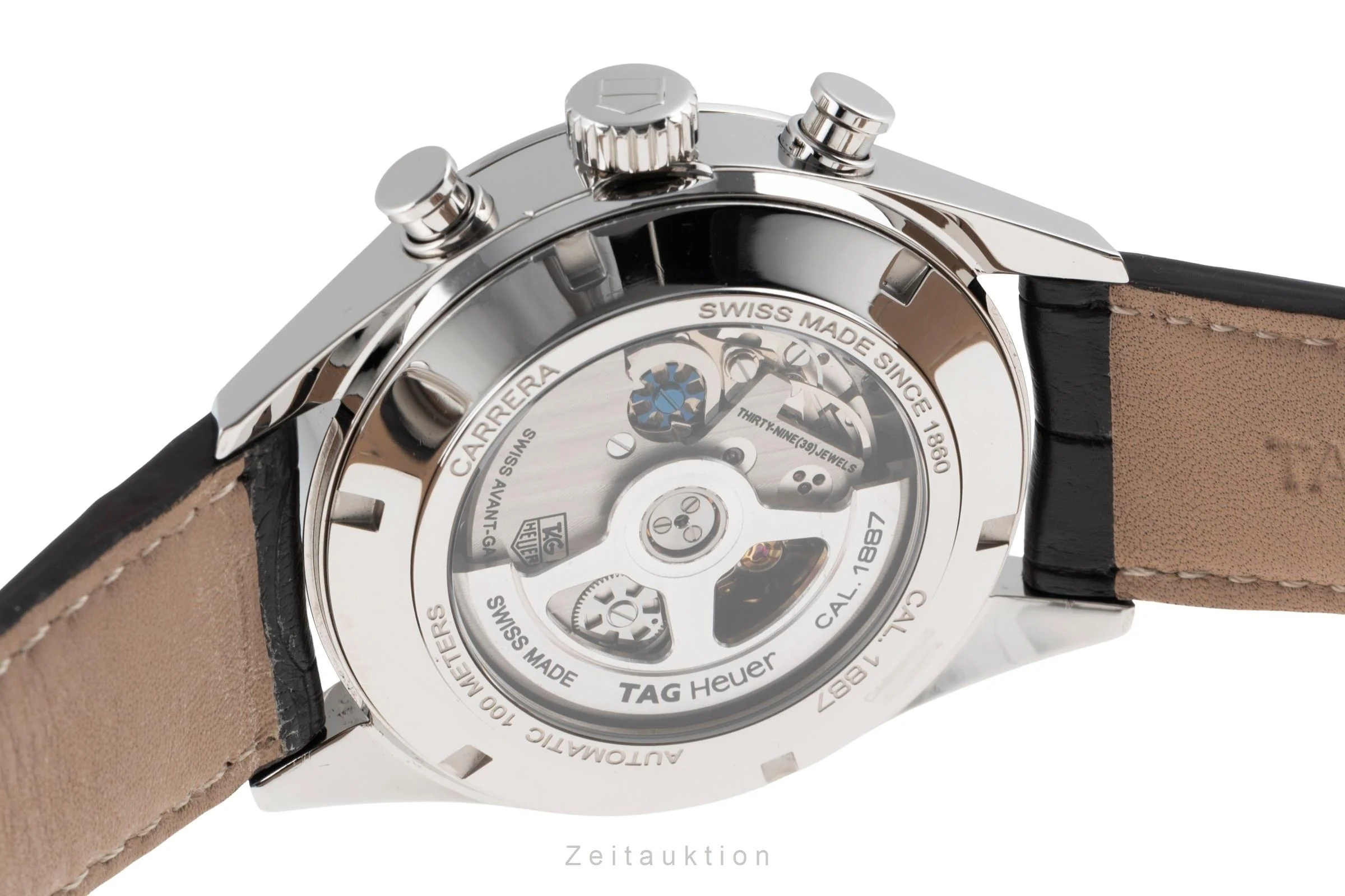 Tag Heuer Carrera chronograph steel automatic men's watch CAR2013FC6313  [2504462] - Image 12