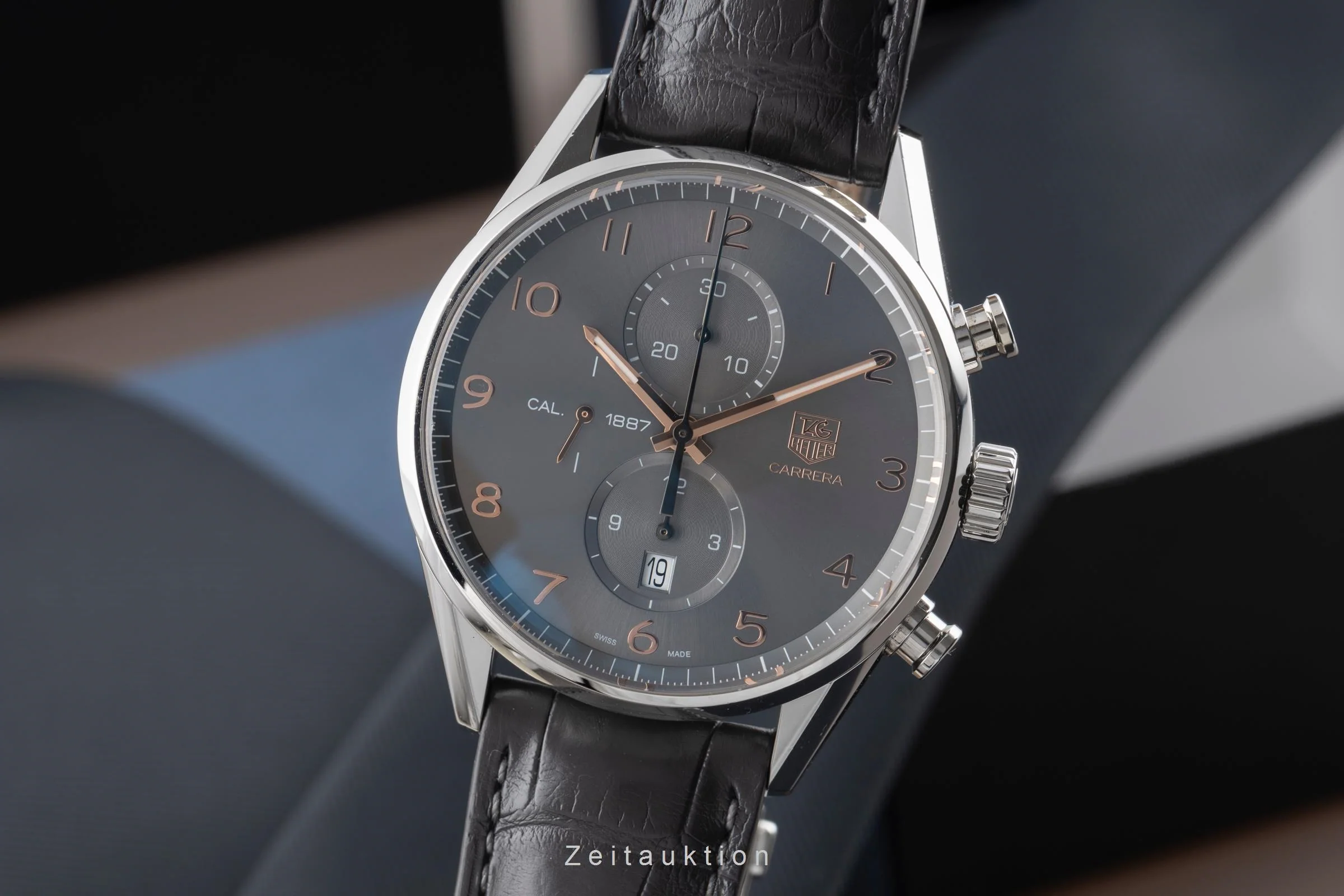 Tag Heuer Carrera chronograph steel automatic men's watch CAR2013FC6313  [2504462] - Image 2