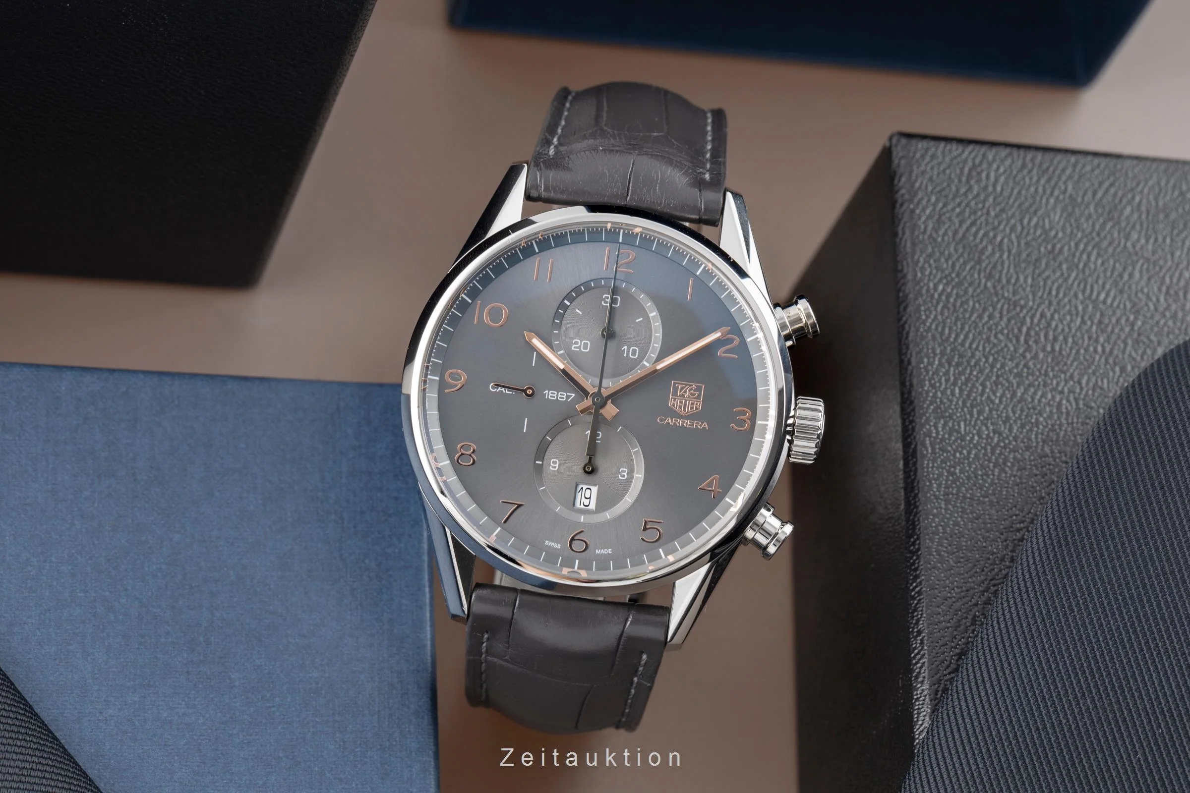 Tag Heuer Carrera chronograph steel automatic men's watch CAR2013FC6313  [2504462] - Image 4