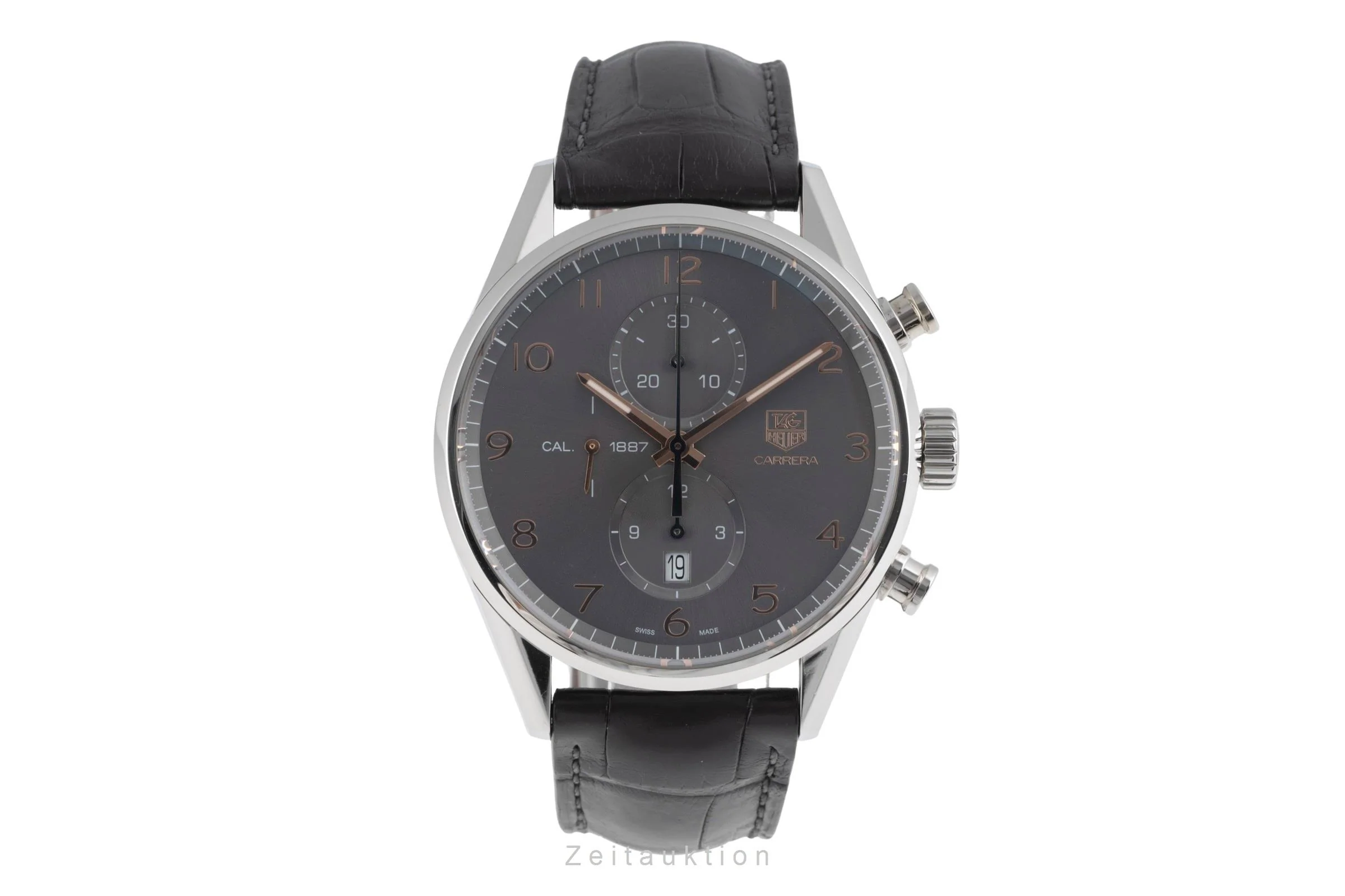 Tag Heuer Carrera chronograph steel automatic men's watch CAR2013FC6313  [2504462] - Image 5