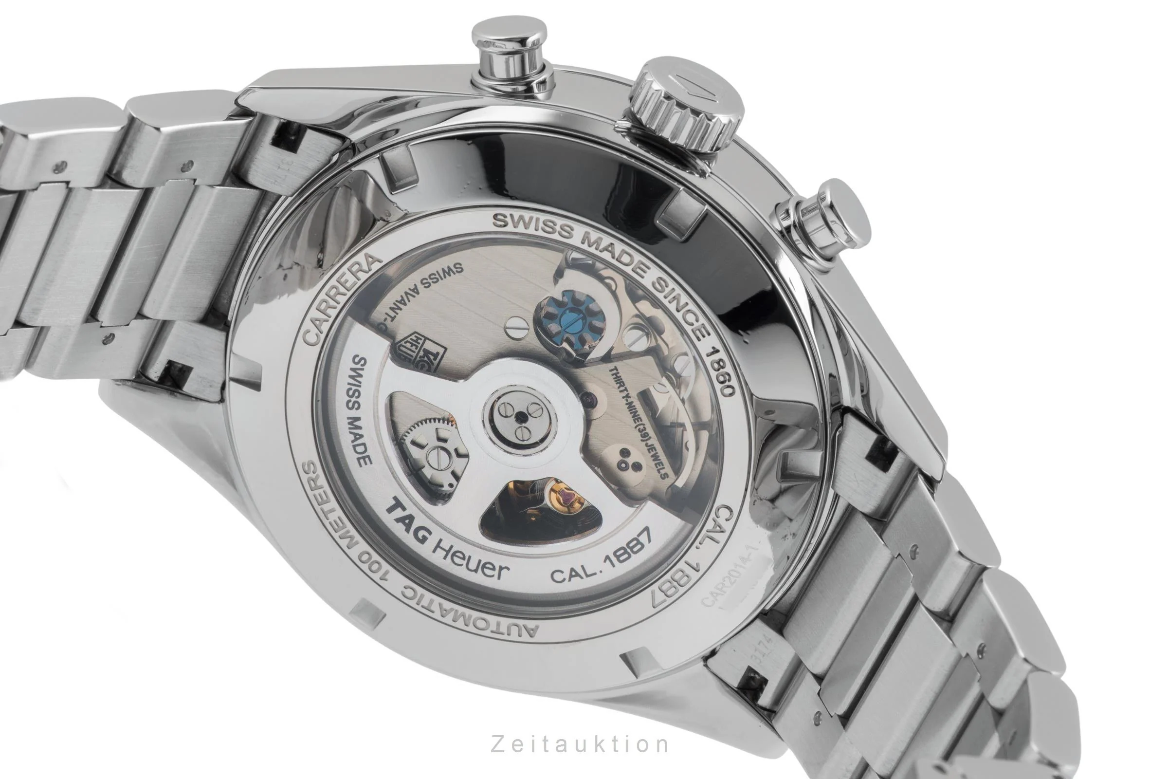 Tag Heuer Carrera chronograph steel automatic men's watch CAR2014  [2506382] - Image 12