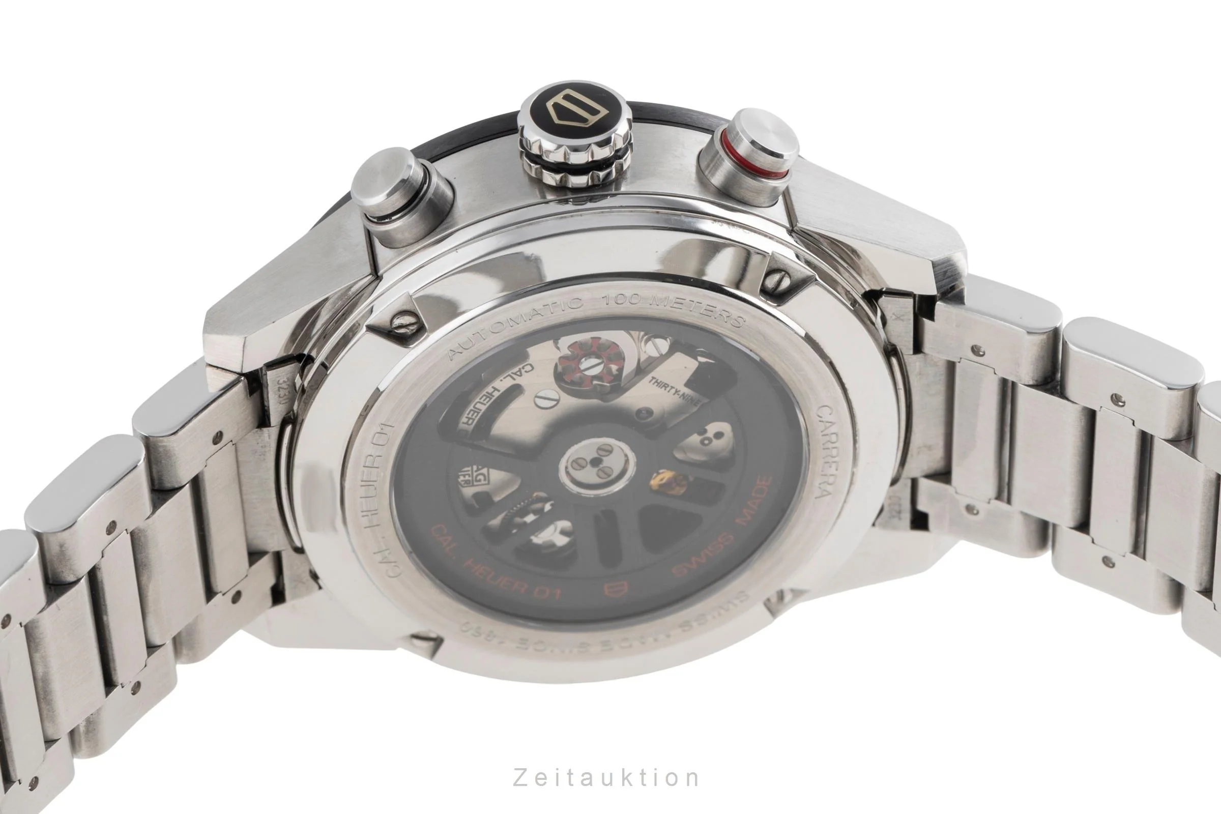 Tag Heuer Carrera chronograph steel automatic men's watch CAR201Z.BA0714  [2507317] - Image 11