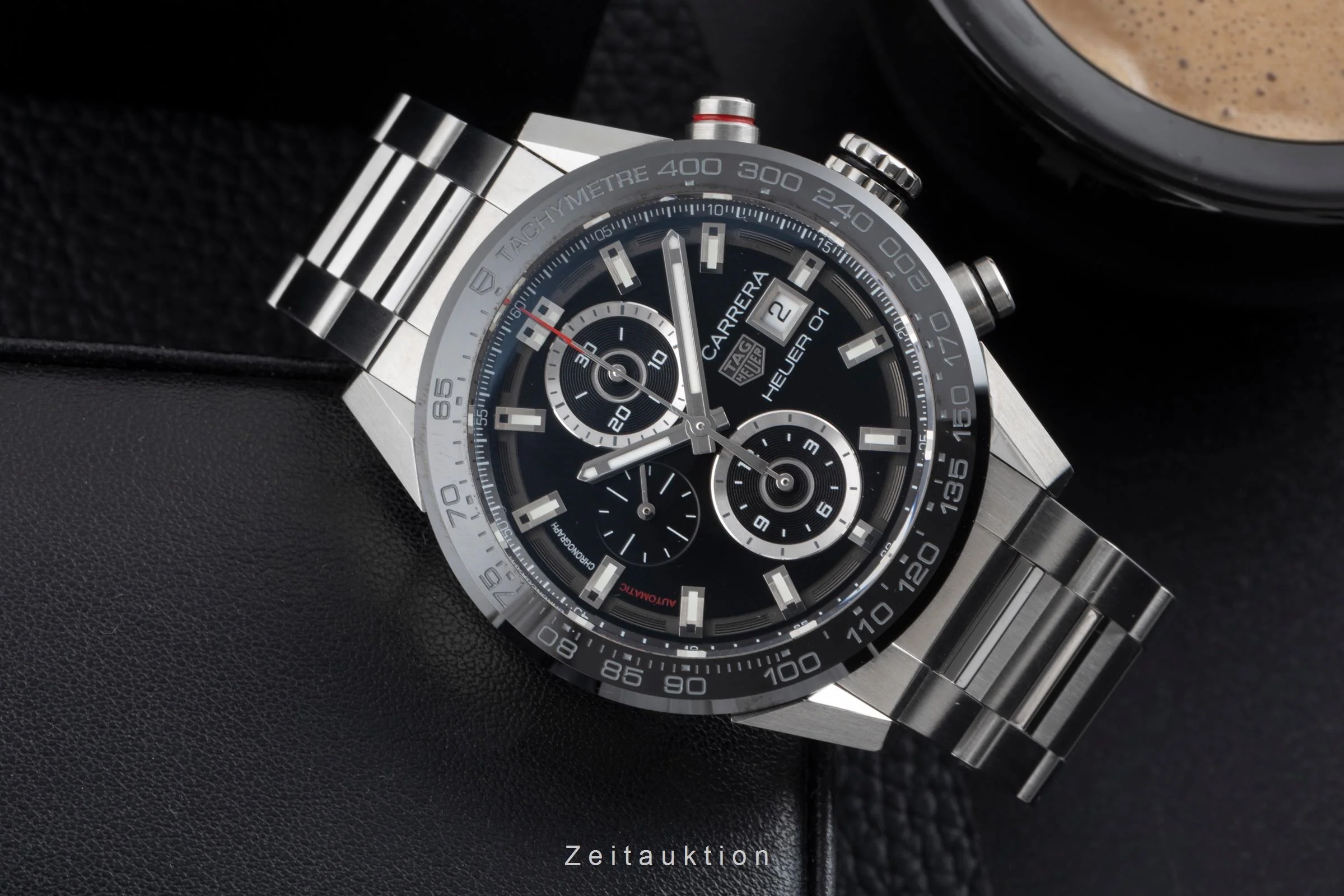 Tag Heuer Carrera chronograph steel automatic men's watch CAR201Z.BA0714  [2507317] - Image 3