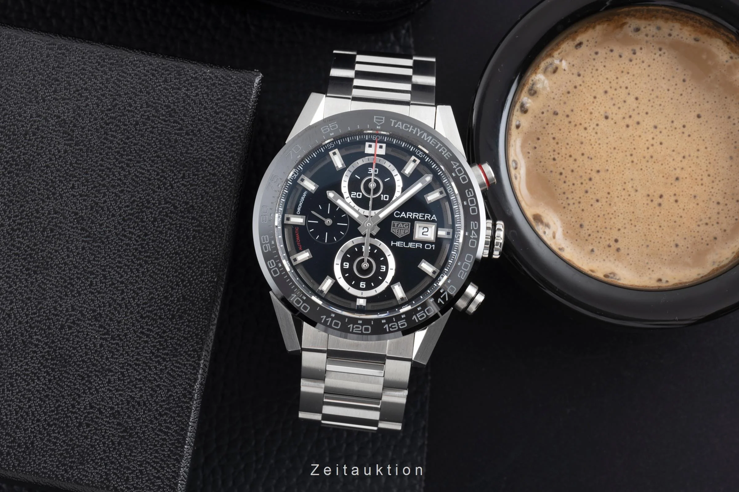 Tag Heuer Carrera chronograph steel automatic men's watch CAR201Z.BA0714  [2507317] - Image 4