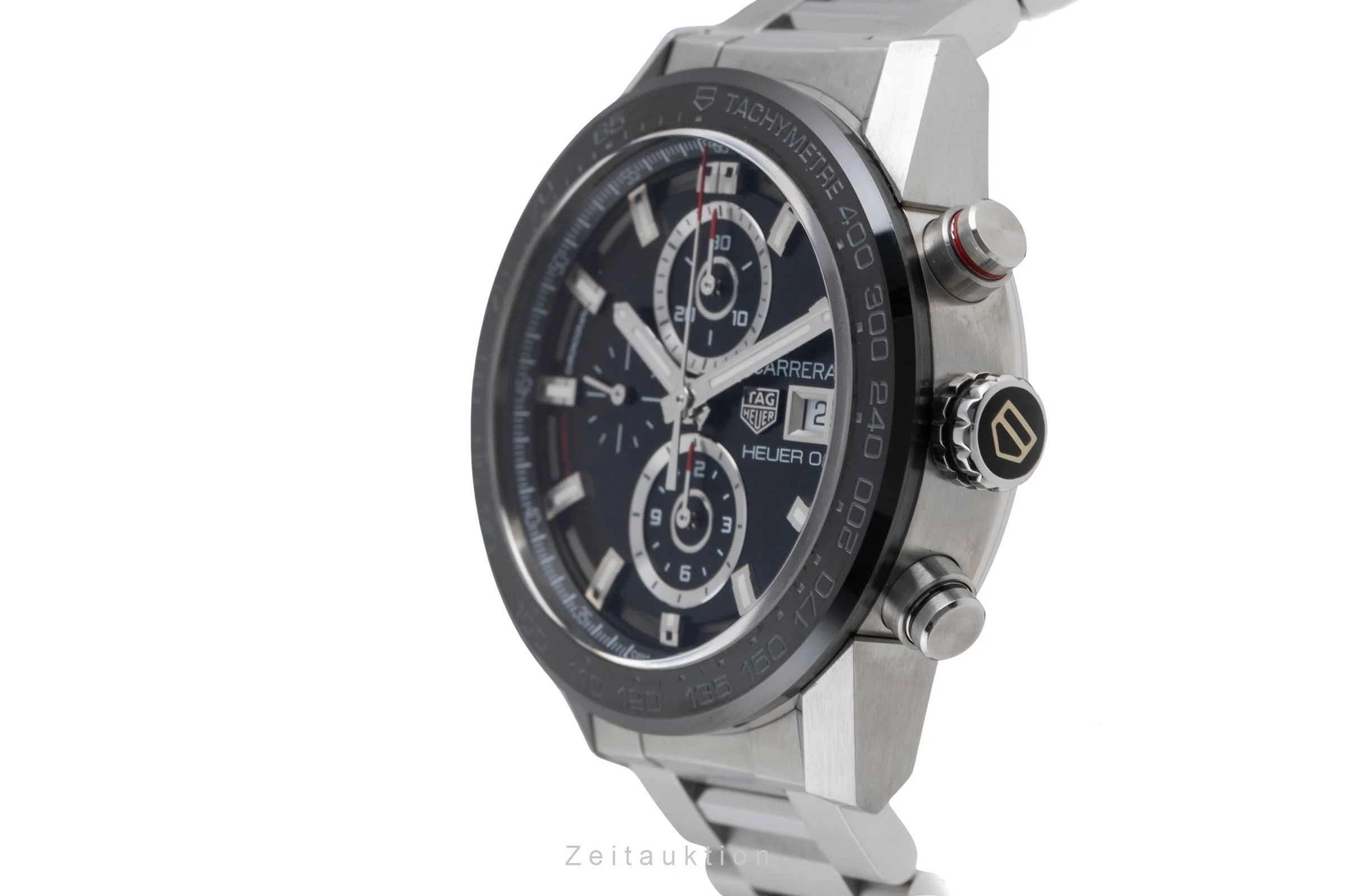 Tag Heuer Carrera chronograph steel automatic men's watch CAR201Z.BA0714  [2507317] - Image 7