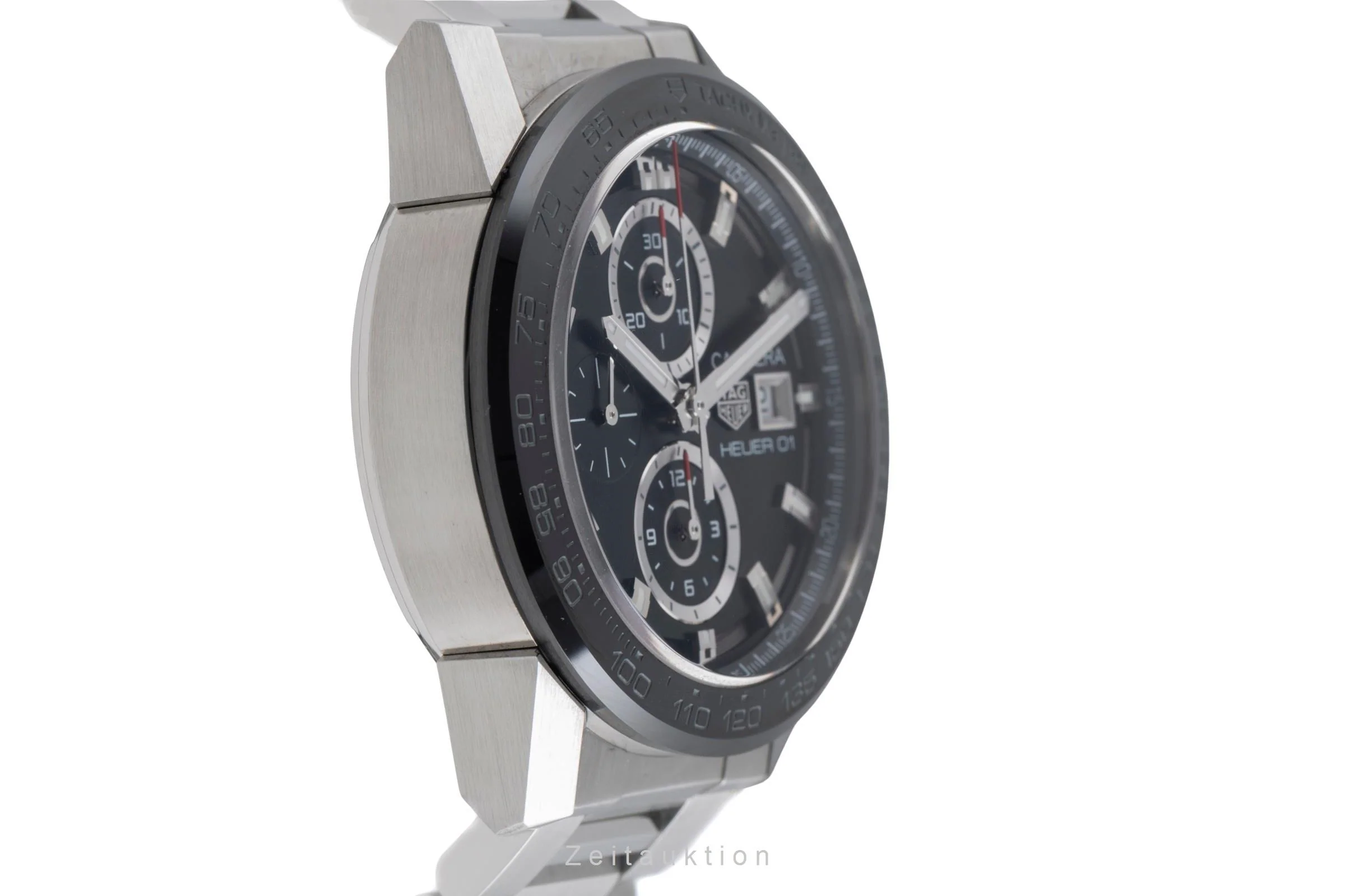 Tag Heuer Carrera chronograph steel automatic men's watch CAR201Z.BA0714  [2507317] - Image 8