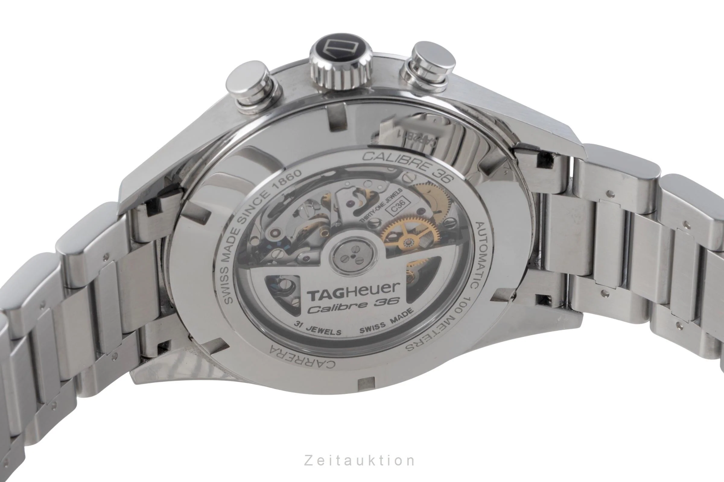 Tag Heuer Carrera chronograph steel automatic men's watch CAR2B11.BA0799  [2507102] - Image 12