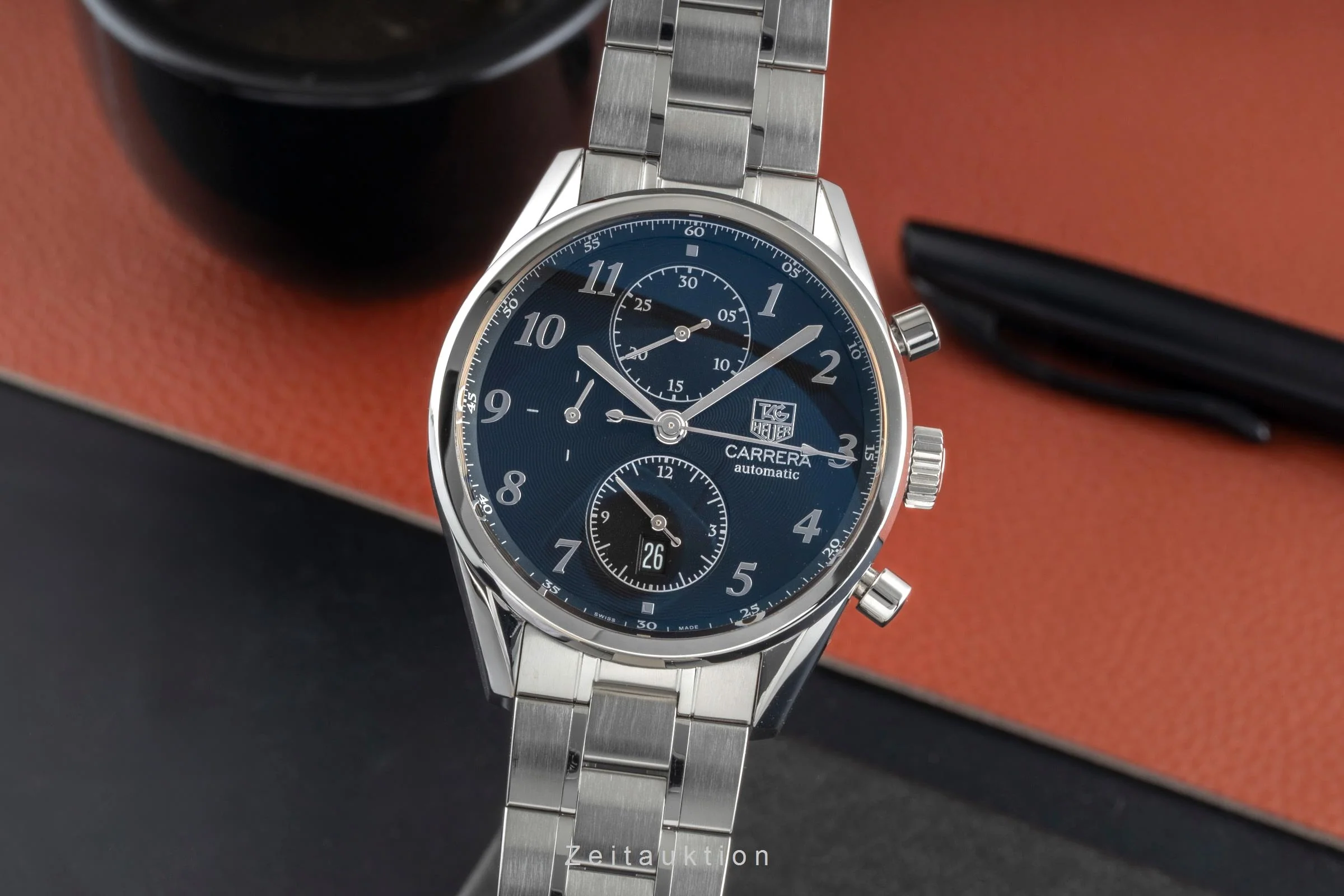 Tag Heuer Carrera chronograph steel automatic men's watch CAS2110.BA0730  [2505151] - Image 2