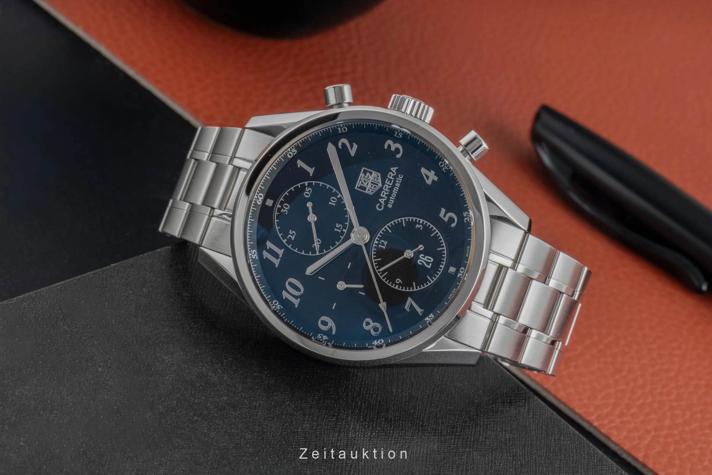 Tag Heuer Carrera chronograph steel automatic men's watch CAS2110.BA0730  [2505151] - Image 3