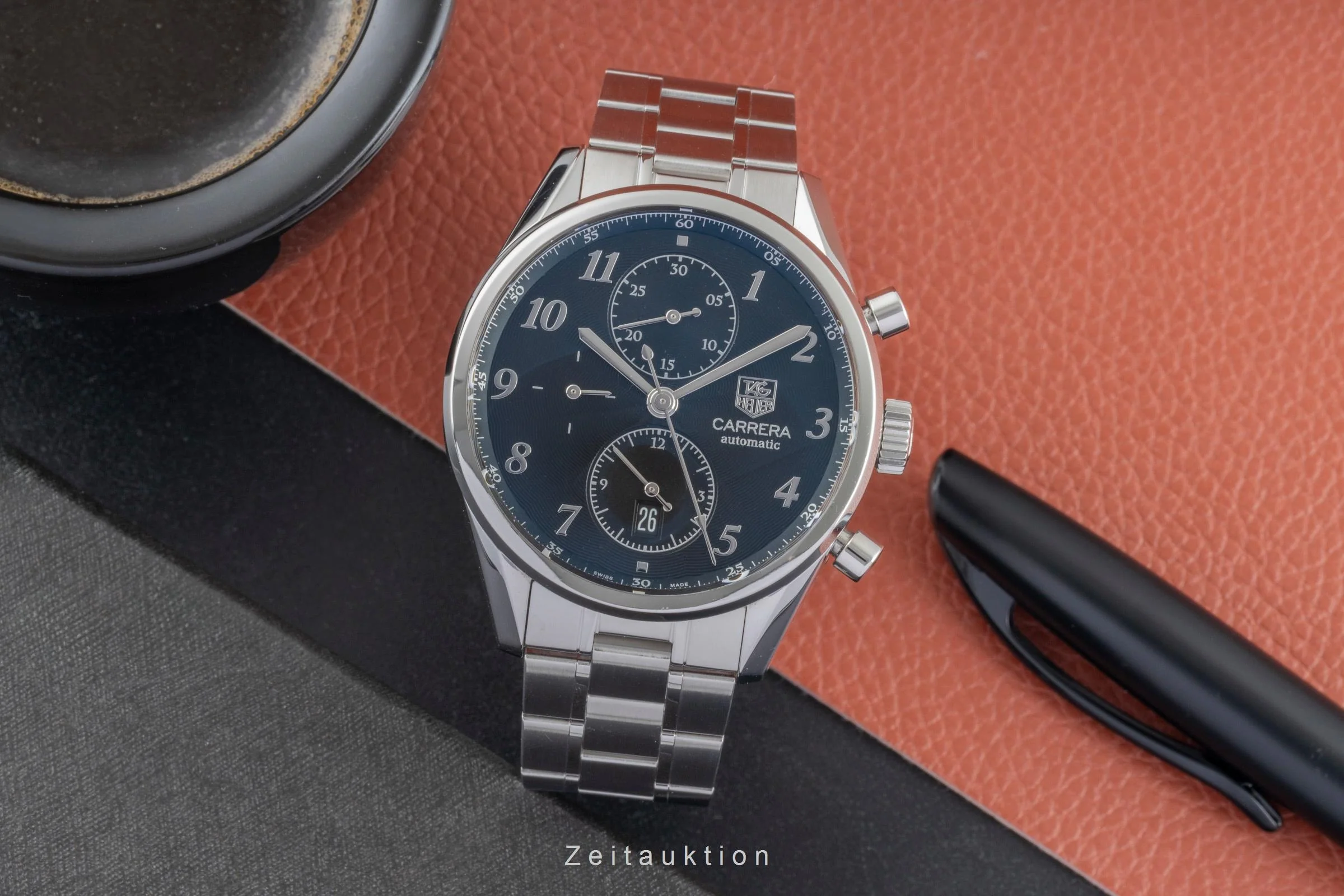 Tag Heuer Carrera chronograph steel automatic men's watch CAS2110.BA0730  [2505151] - Image 4